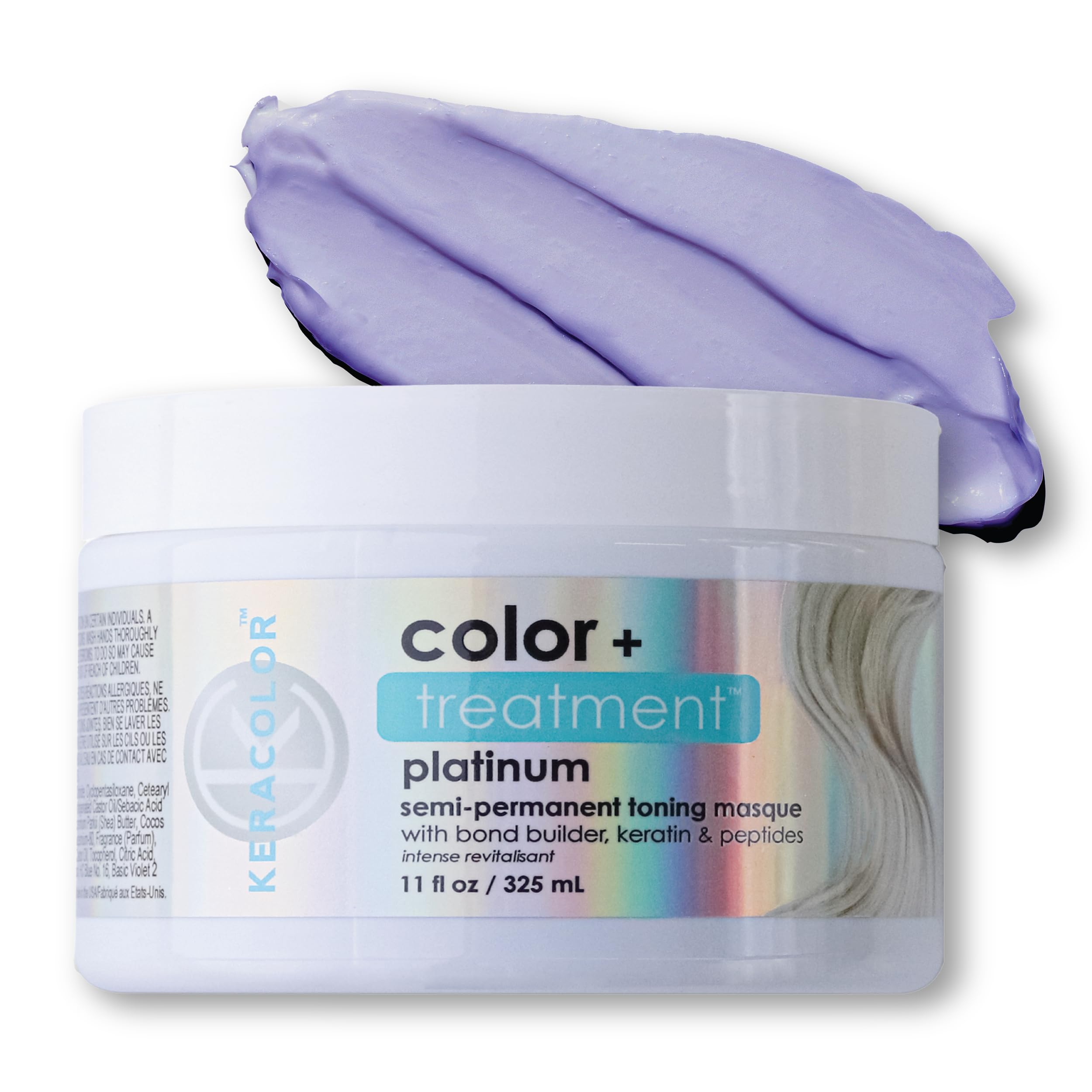 Tratamiento De Coloración Capilar Keracolor Platinum 325ml - Venta Internacional.