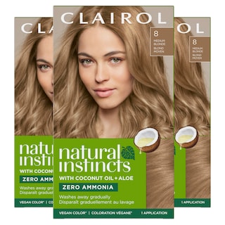 Foto 1 | Tinte Para El Cabello Clairol Natural Instincts Demi-permanent 8 Rubio Medio - Venta Internacional.