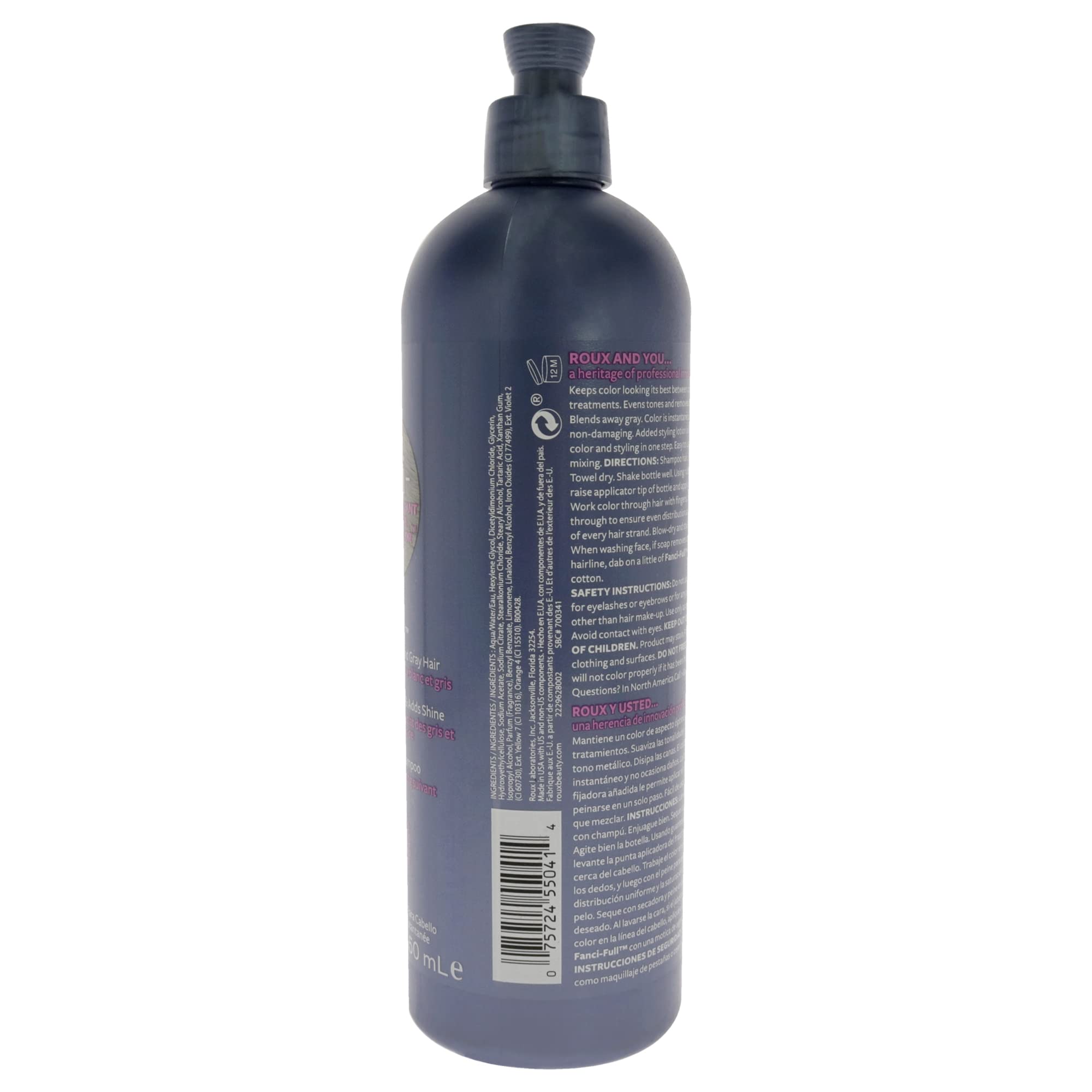 Foto 3 pulgar | Tinte De Pelo Roux Fanci-full 41 True Steel 450 Ml - Venta Internacional.