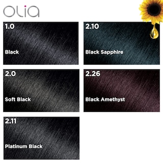 Foto 5 | Color De Cabello Garnier Olia Ammonia-free 2.0 Soft Black, Paquete De 2 - Venta Internacional.