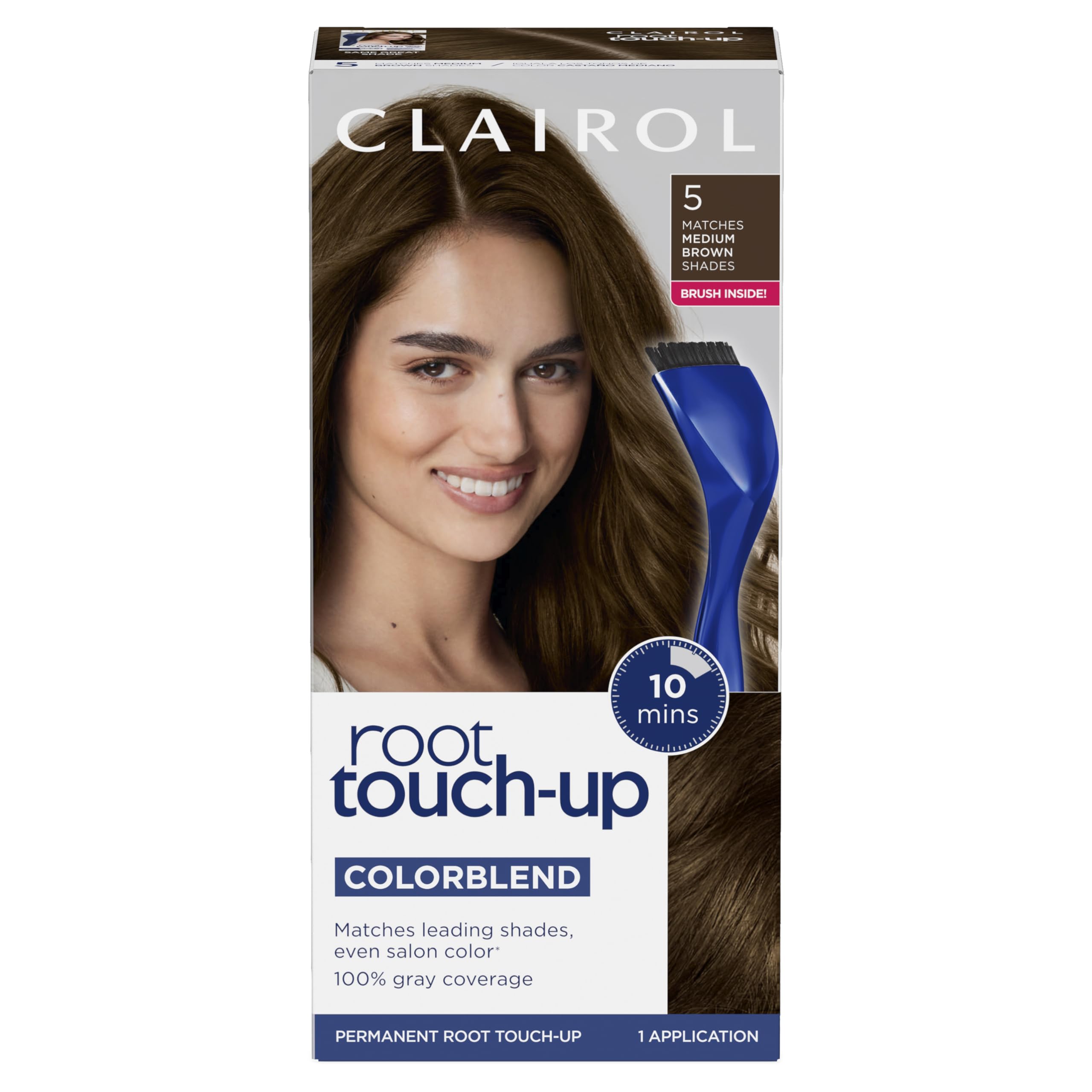 Foto 2 pulgar | Tinte Para El Cabello Clairol Root Touch-up Nice'n Easy 5 Marrón Medio - Venta Internacional.