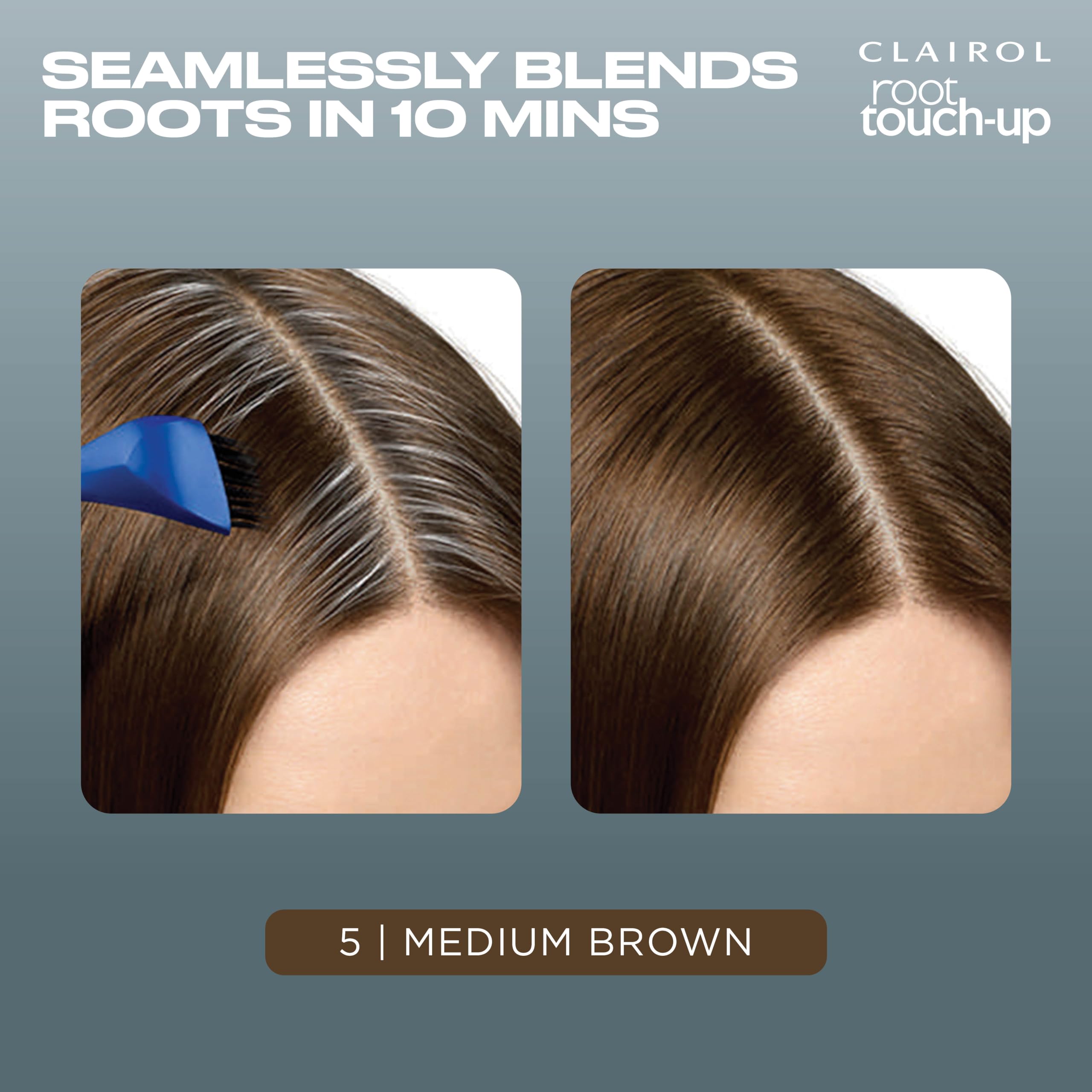 Foto 5 pulgar | Tinte Para El Cabello Clairol Root Touch-up Nice'n Easy 5 Marrón Medio - Venta Internacional.