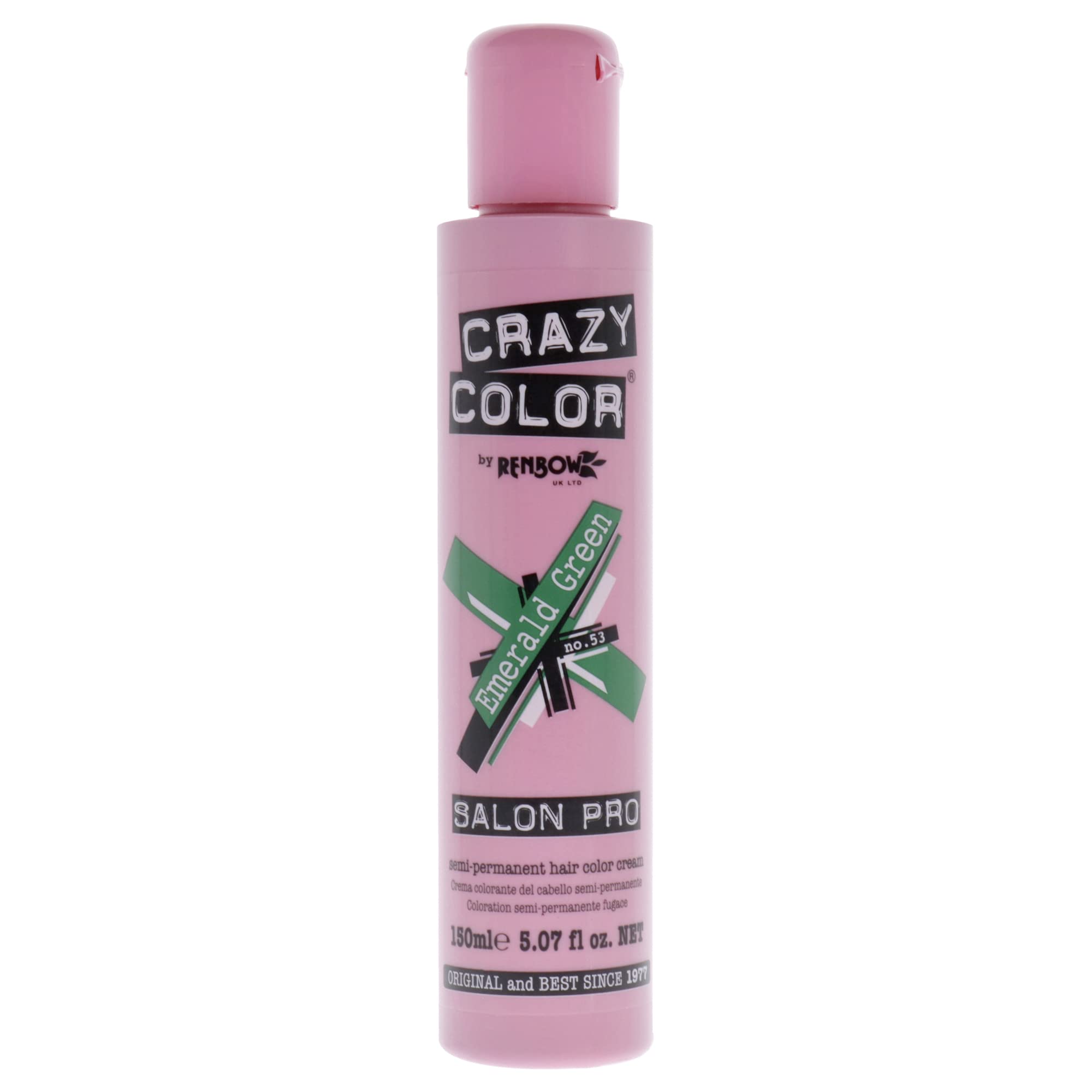 Foto 2 pulgar | Tinte Para El Cabello Crazy Color Salon Pro Semipermanente 150 Ml - 53 - Venta Internacional.