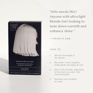 Foto 3 | Brillo Para El Cabello Kristin Ess The One Signature Platinum 100 Ml - Venta Internacional.