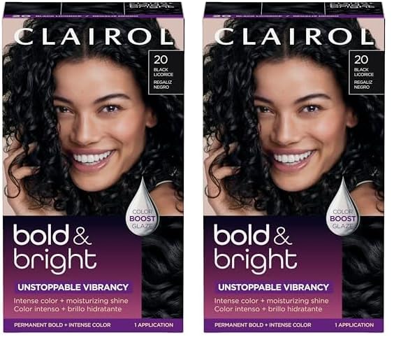 Foto 2 pulgar | Tinte Para El Cabello Clairol Bold & Bright Permanent 20 Black Licorice X2 - Venta Internacional.