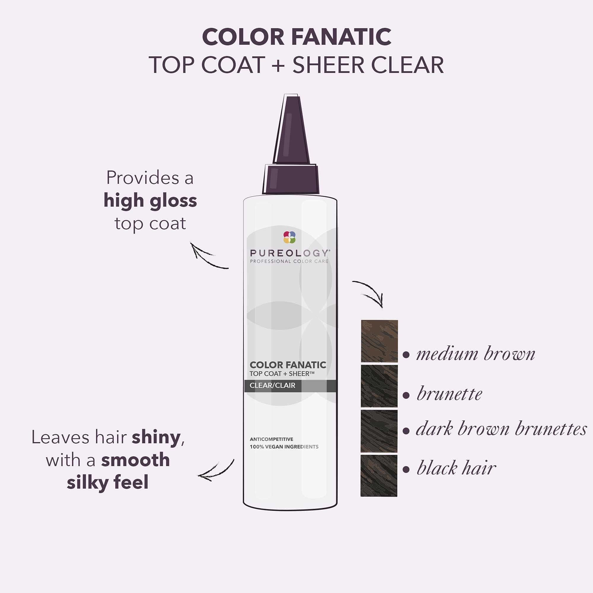 Foto 5 pulgar | Tratamiento De Brillo Para El Cabello Pureology Color Fanatic Top Coat - Venta Internacional.