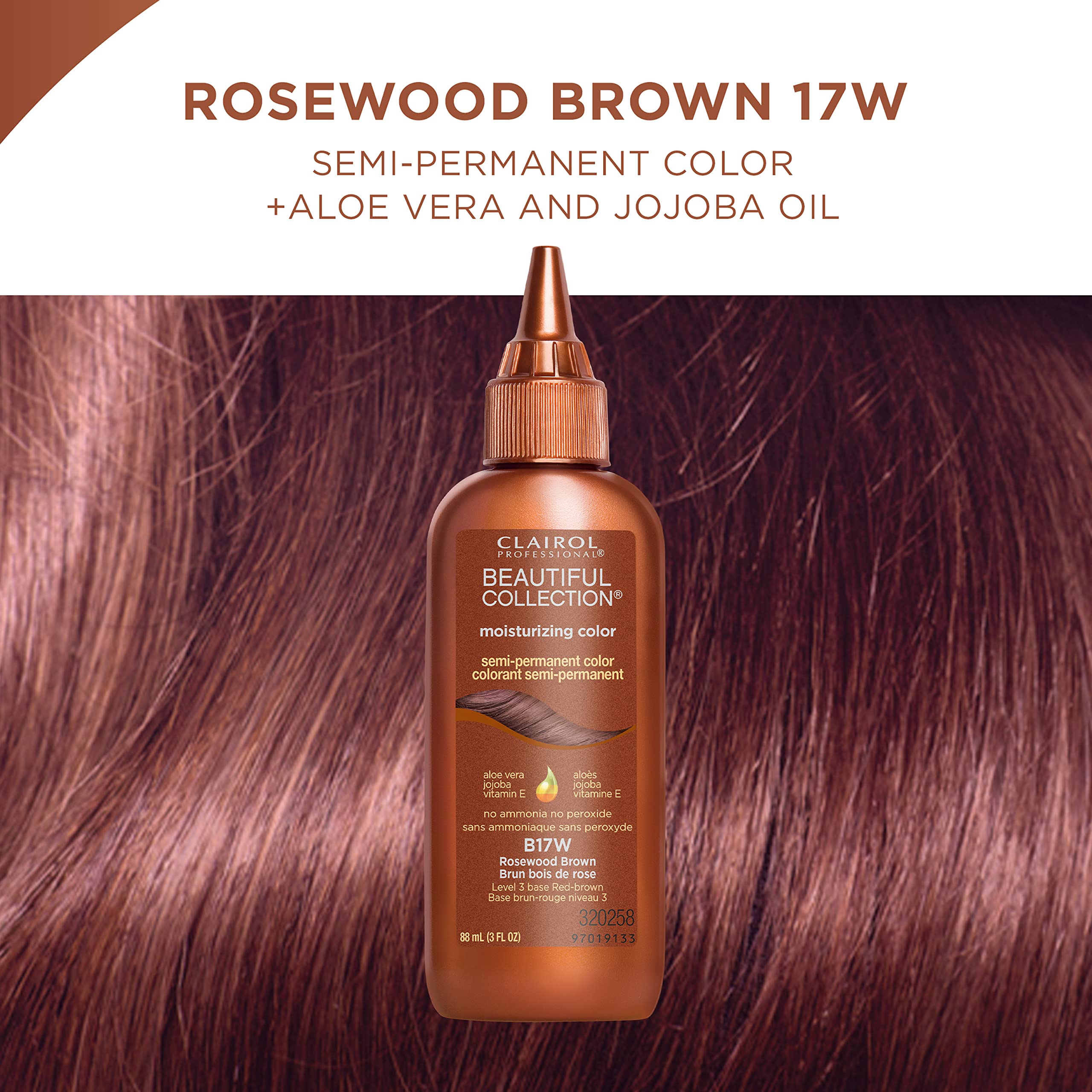 Foto 5 pulgar | Tinte De Pelo Clairol Professional Beautiful Collection 17 W Rosewood Brown 90 Ml - Venta Internacional.