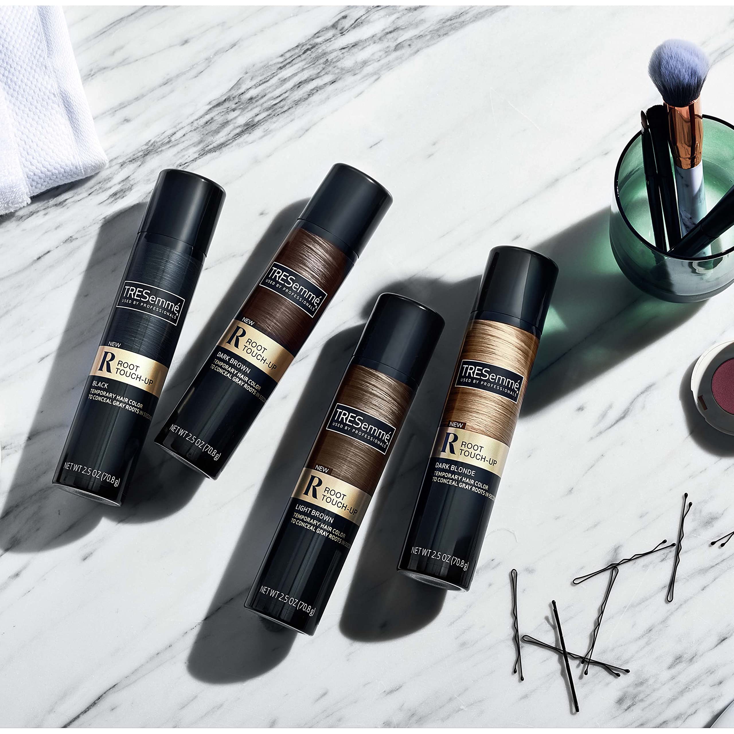 Foto 4 pulgar | Root Touch-up Spray Tresemmé Negro Y Blanco 75 Ml - Venta Internacional.