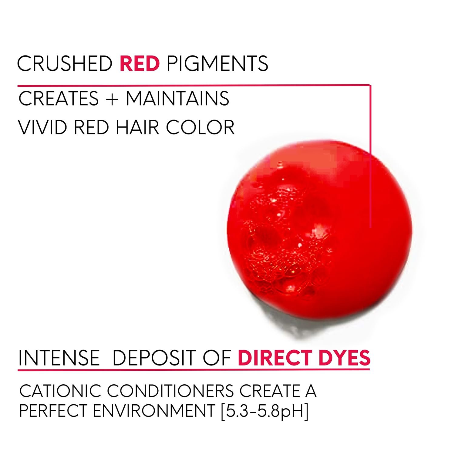 Foto 3 | Champú Watercolors Base Drops Con Nanopigmentos A Base De Agua, Color Rojo - Venta Internacional.