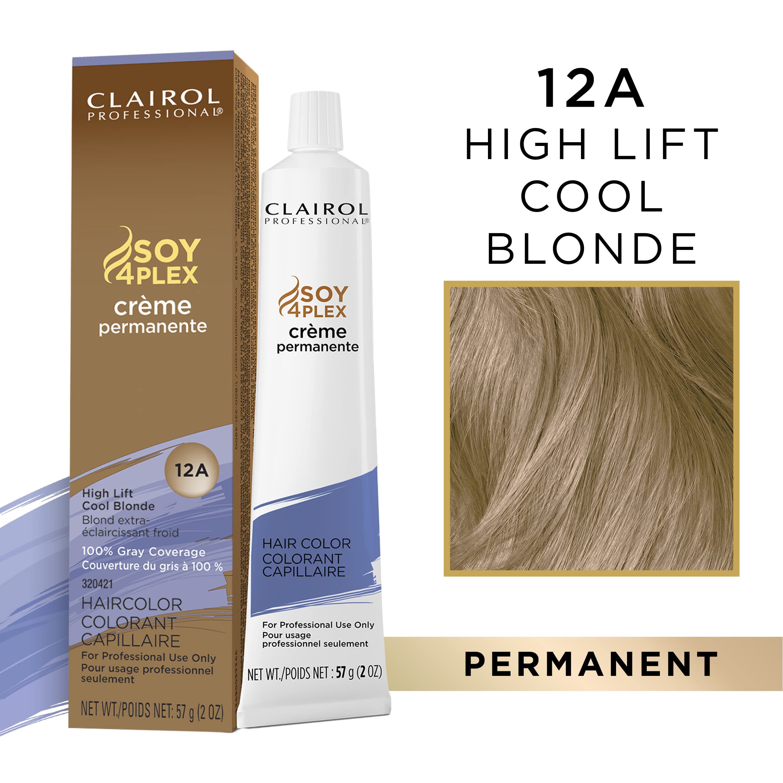 Foto 3 pulgar | Tinte Para El Cabello Clairol Professional Permanent Crème 12a High Lift - Venta Internacional.