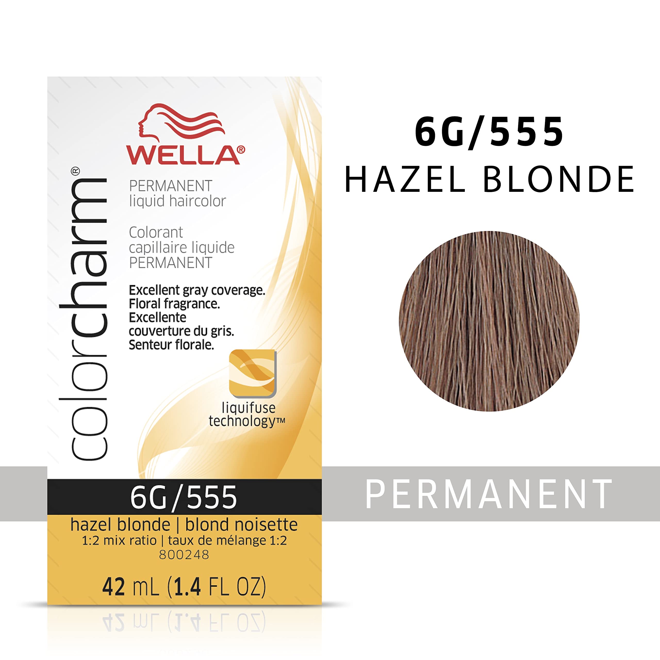 Foto 3 pulgar | Tinte De Pelo Wella Color Charm Líquido Permanente 6g/555 Hazel Blonde - Venta Internacional.
