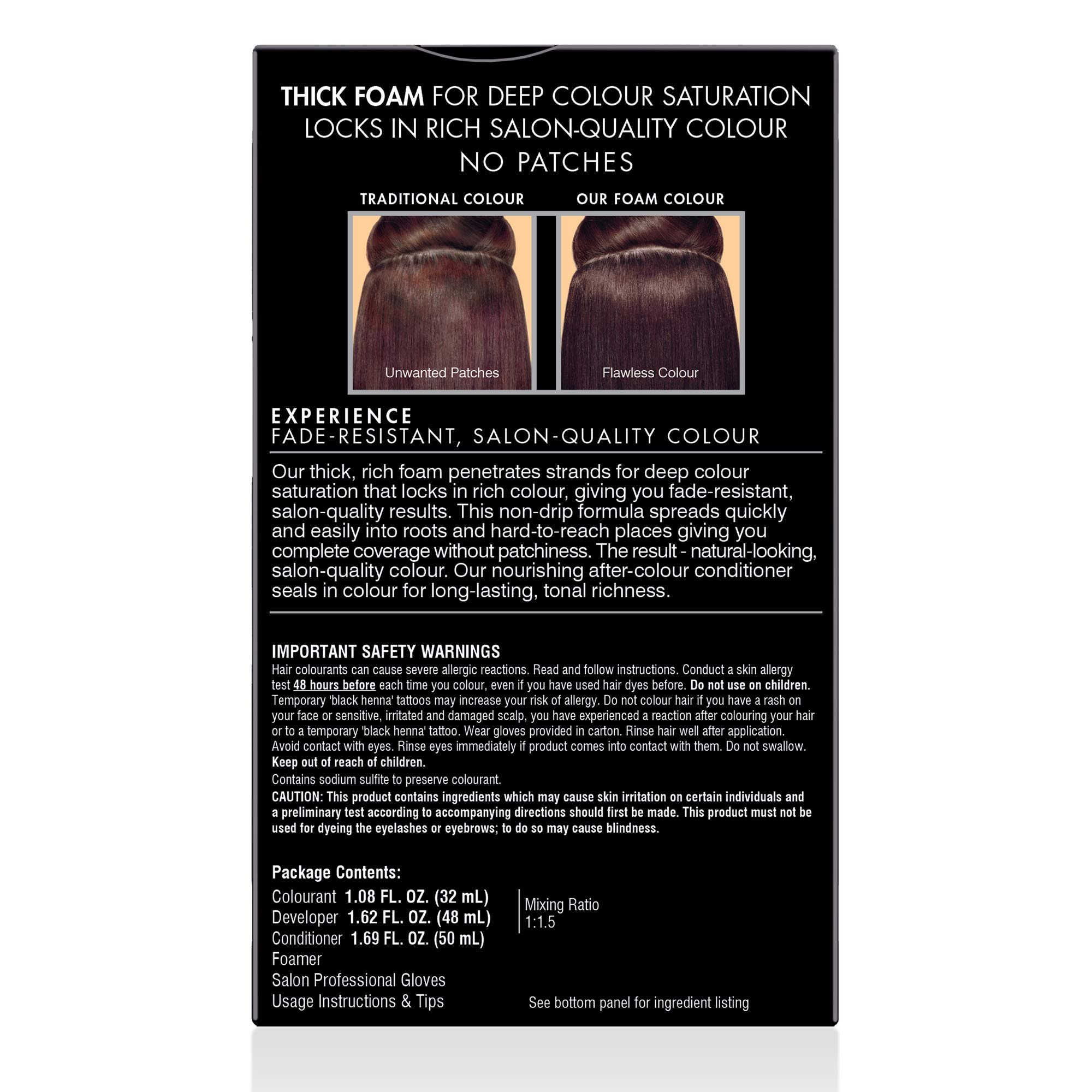 Foto 8 pulgar | Tinte Para El Cabello John Frieda Precision Foam Colour Dark Red Brown 4r - Venta Internacional.