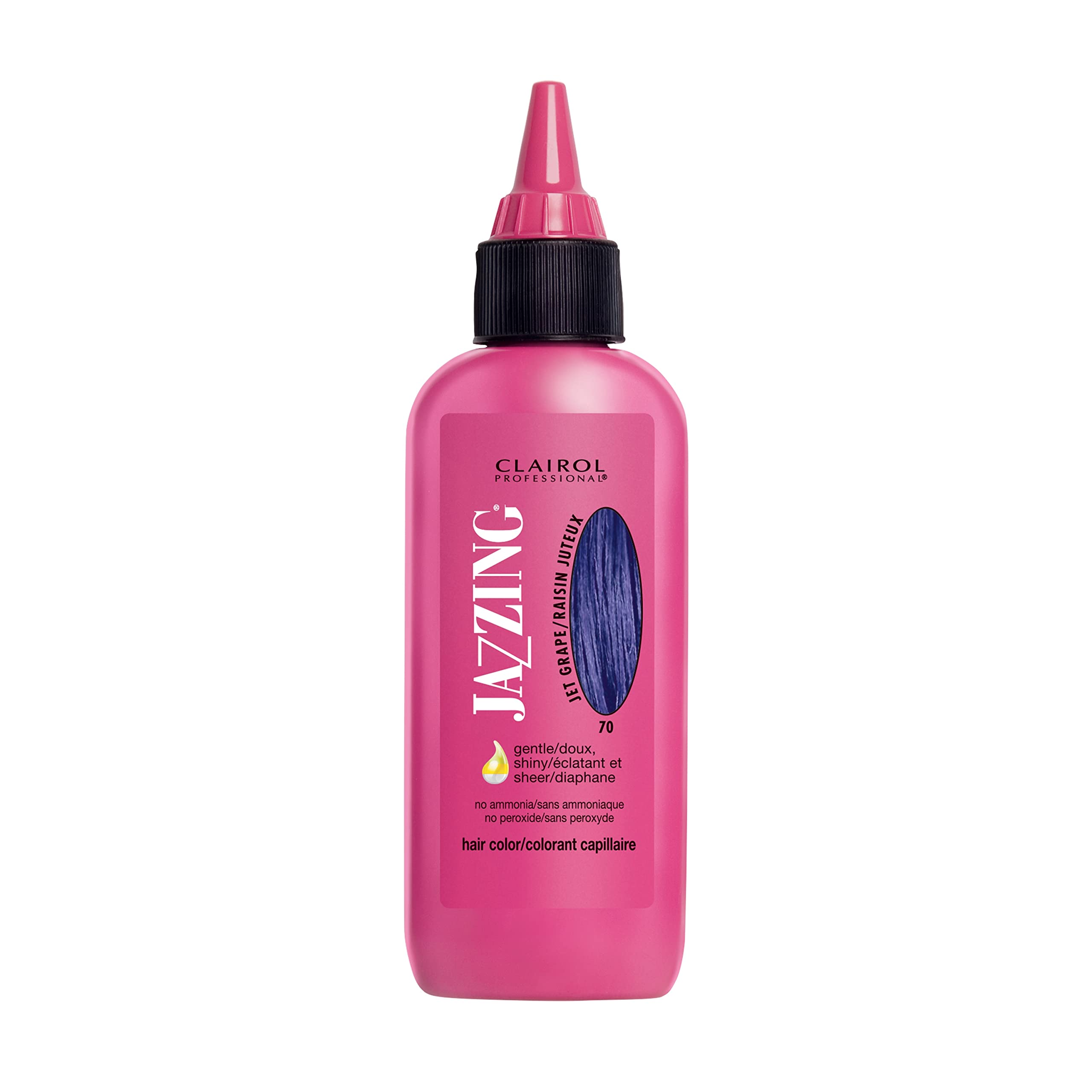 Tinte De Pelo Clairol Professional Jazzing No.70 Jet Grape 90 Ml - Venta Internacional.