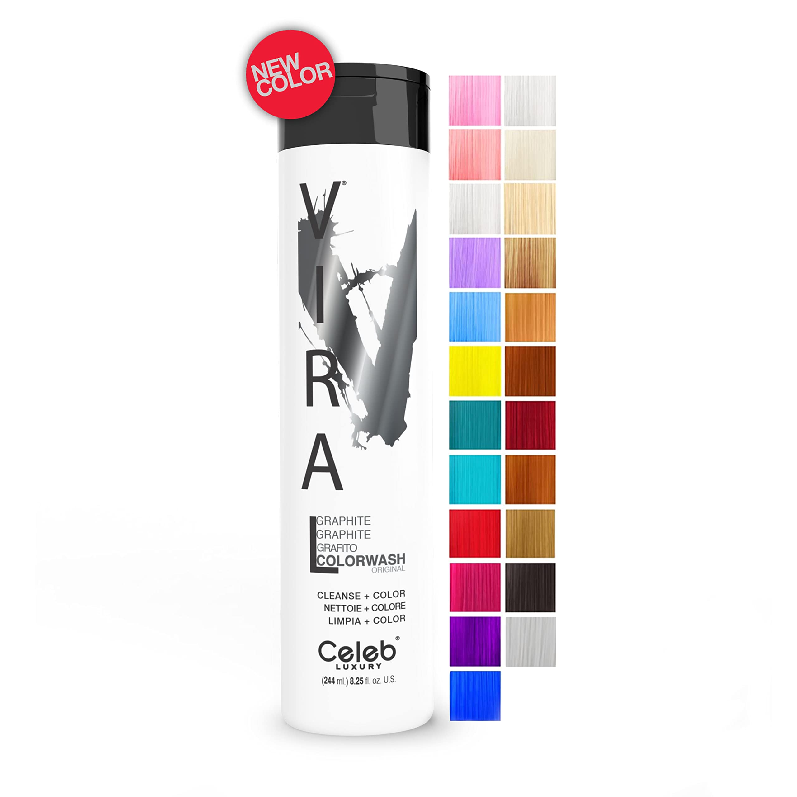 Foto 2 pulgar | Champú Depositor De Color Celeb Luxury Colorwash Graphite - Venta Internacional.