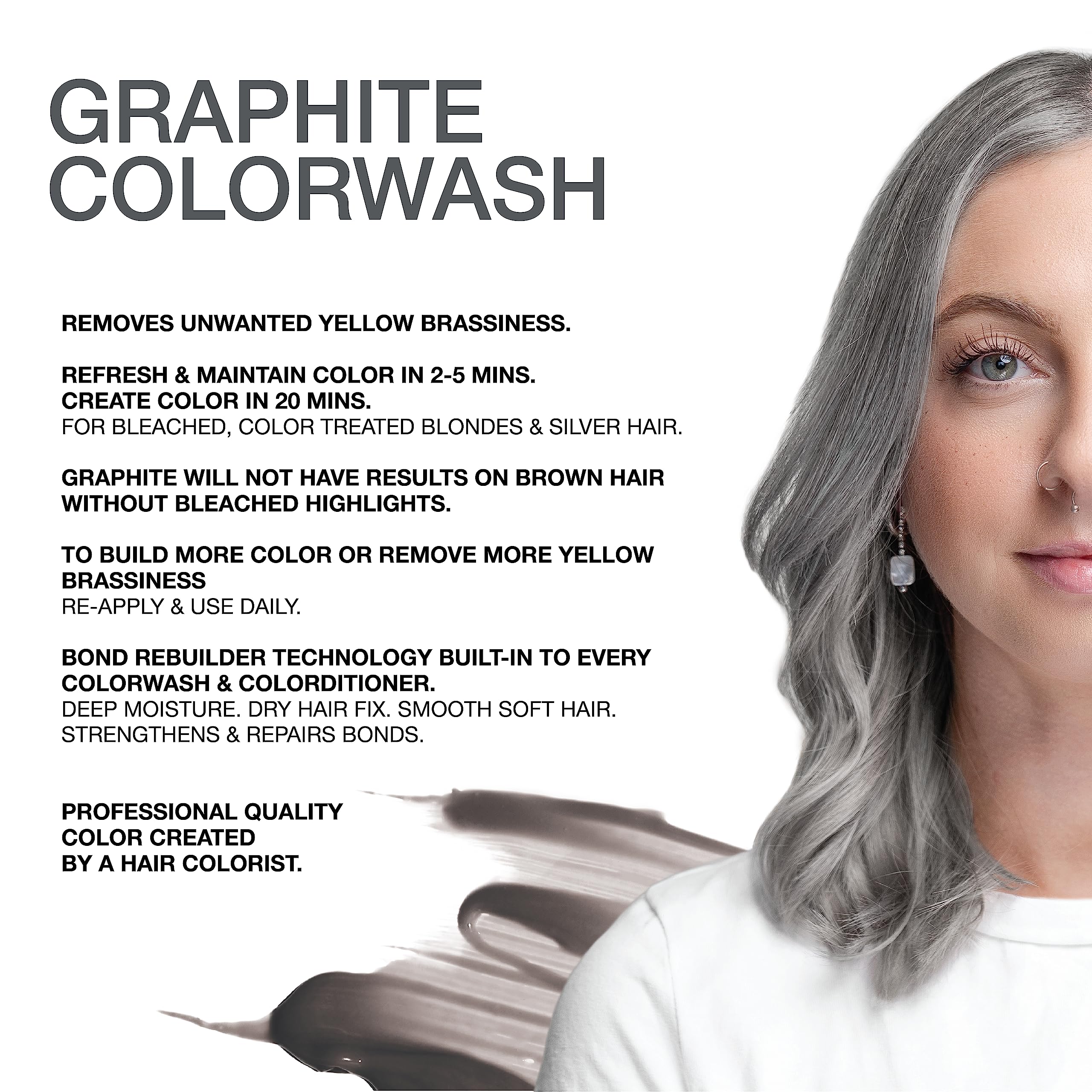 Foto 3 pulgar | Champú Depositor De Color Celeb Luxury Colorwash Graphite - Venta Internacional.