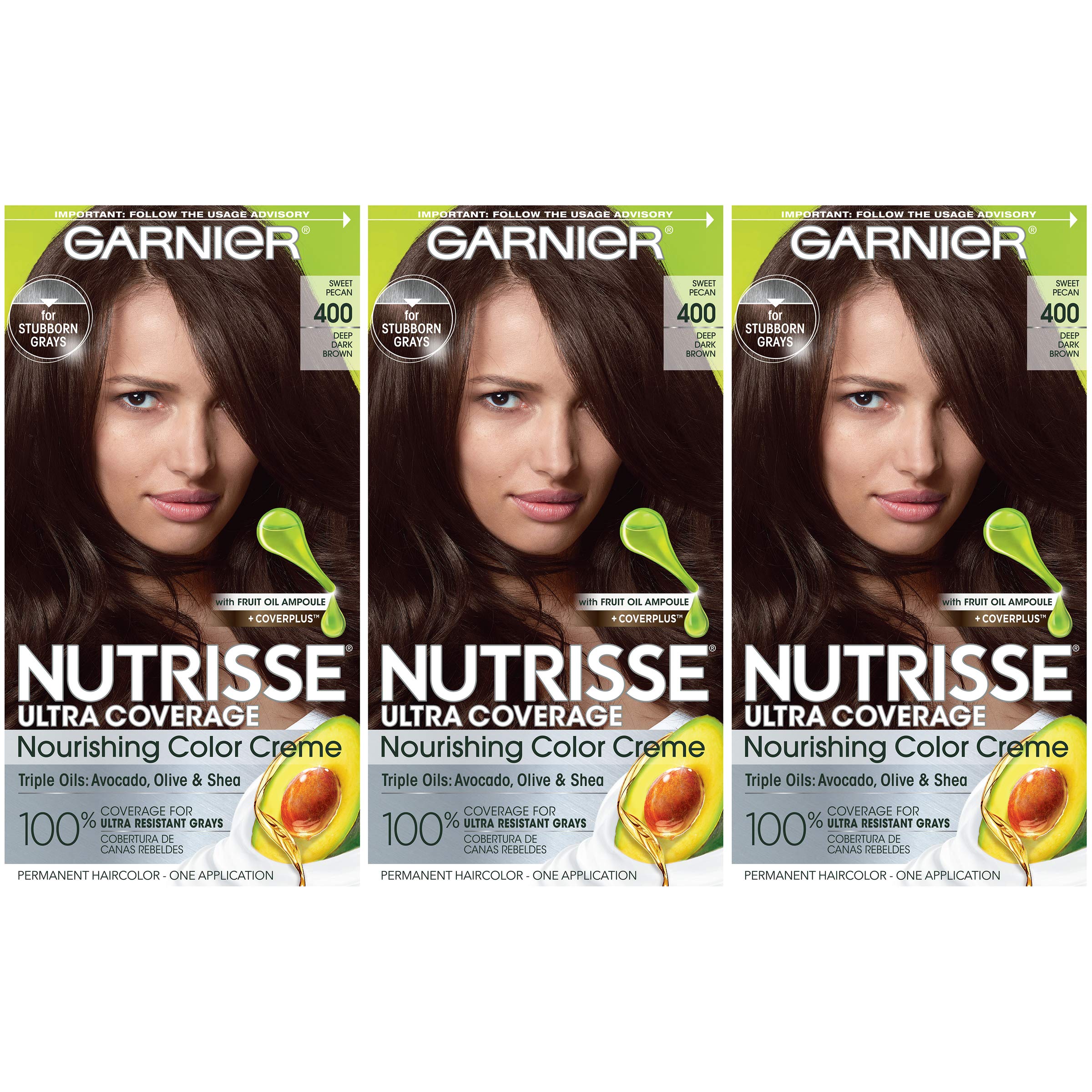 Foto 2 pulgar | Tinte Para El Cabello Garnier Nutrisse Ultra Coverage 400 Deep Dark Brown - Venta Internacional.