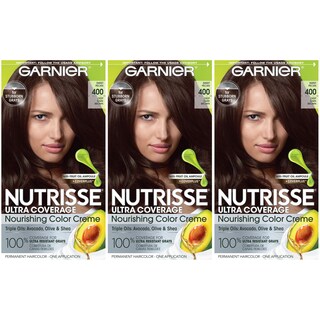 Foto 1 | Tinte Para El Cabello Garnier Nutrisse Ultra Coverage 400 Deep Dark Brown - Venta Internacional.