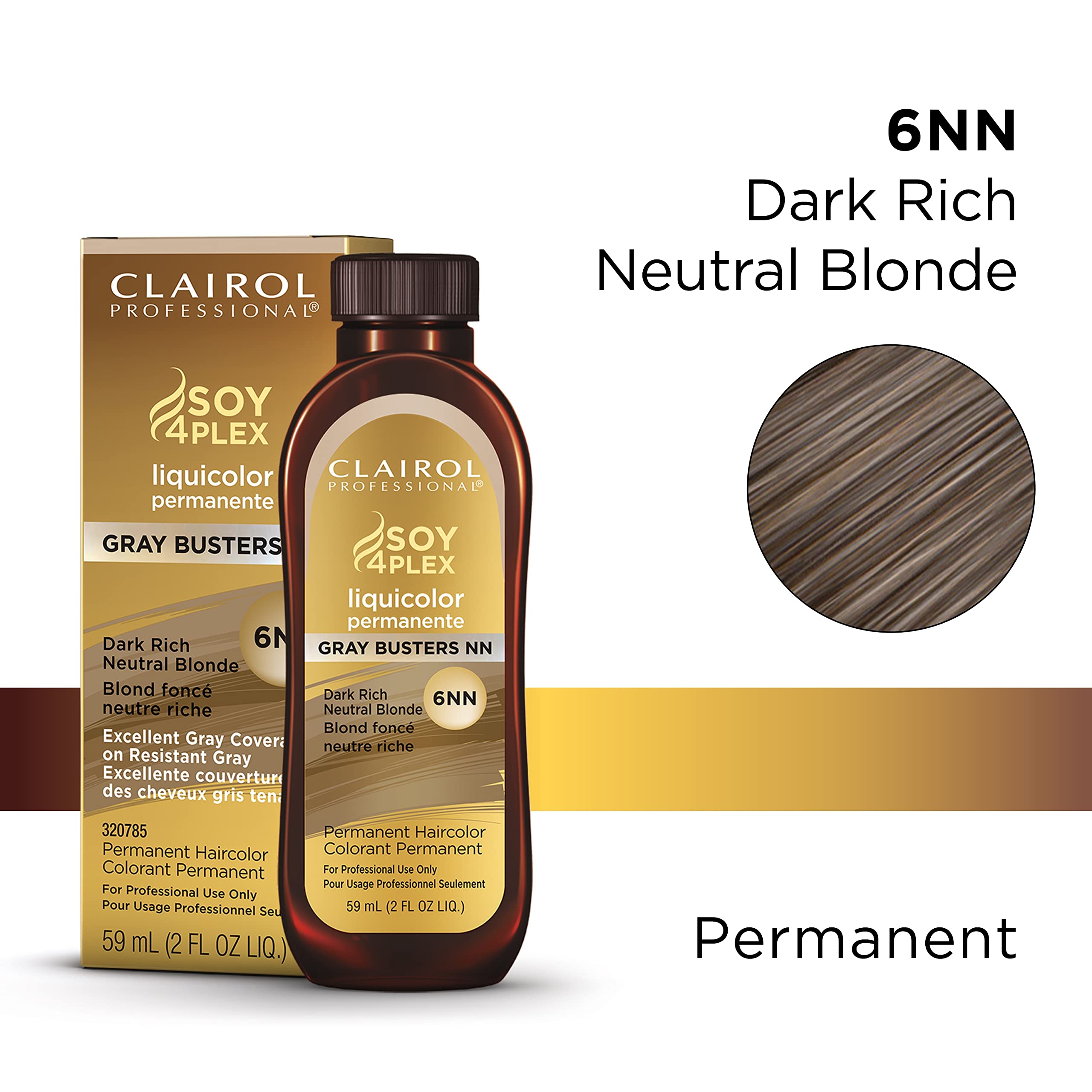 Foto 3 pulgar | Tinte De Pelo Clairol Professional Liquicolor 6nn Dark Neutral - Venta Internacional.