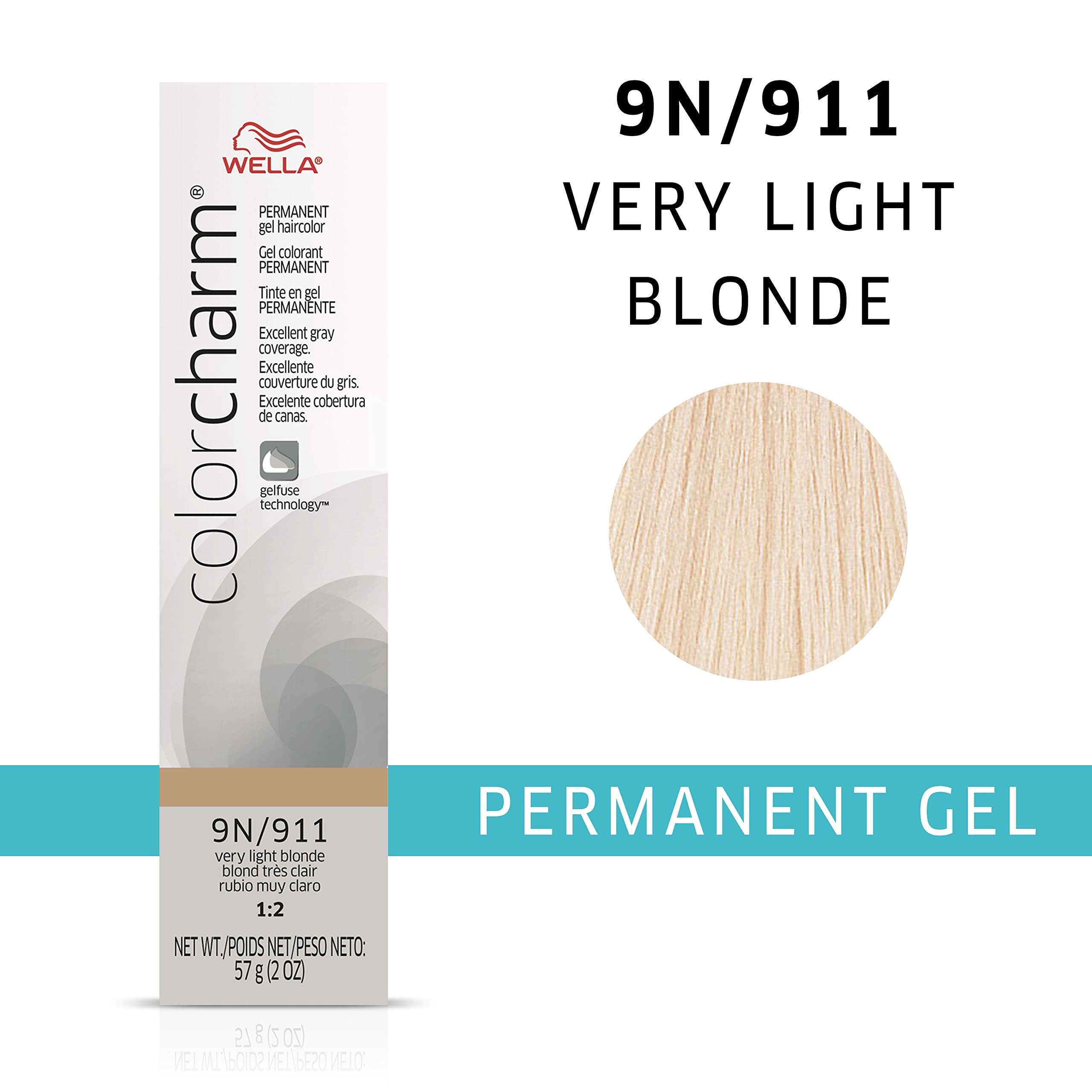 Foto 2 | Color De Pelo Wella Color Charm Gel Permanente 9n/911 Rubio Muy Claro - Venta Internacional.