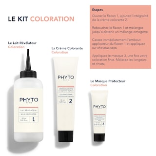 Foto 4 | Tinte De Cabello Phyto Phytocolor Permanent 6.3 Rubio Dorado Oscuro - Venta Internacional.