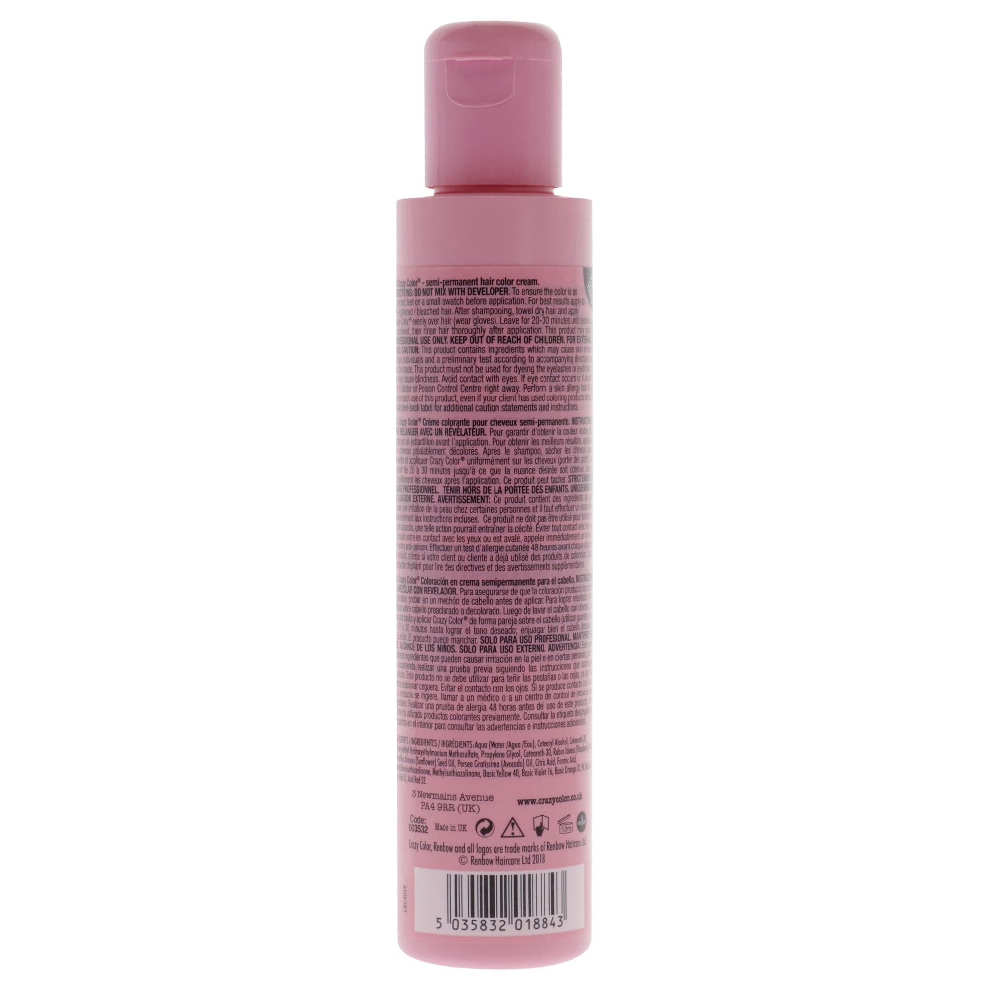 Foto 2 | Tinte De Pelo Crazy Color Salon Pro Semipermanente 150 Ml - 76 Anarchy - Venta Internacional.