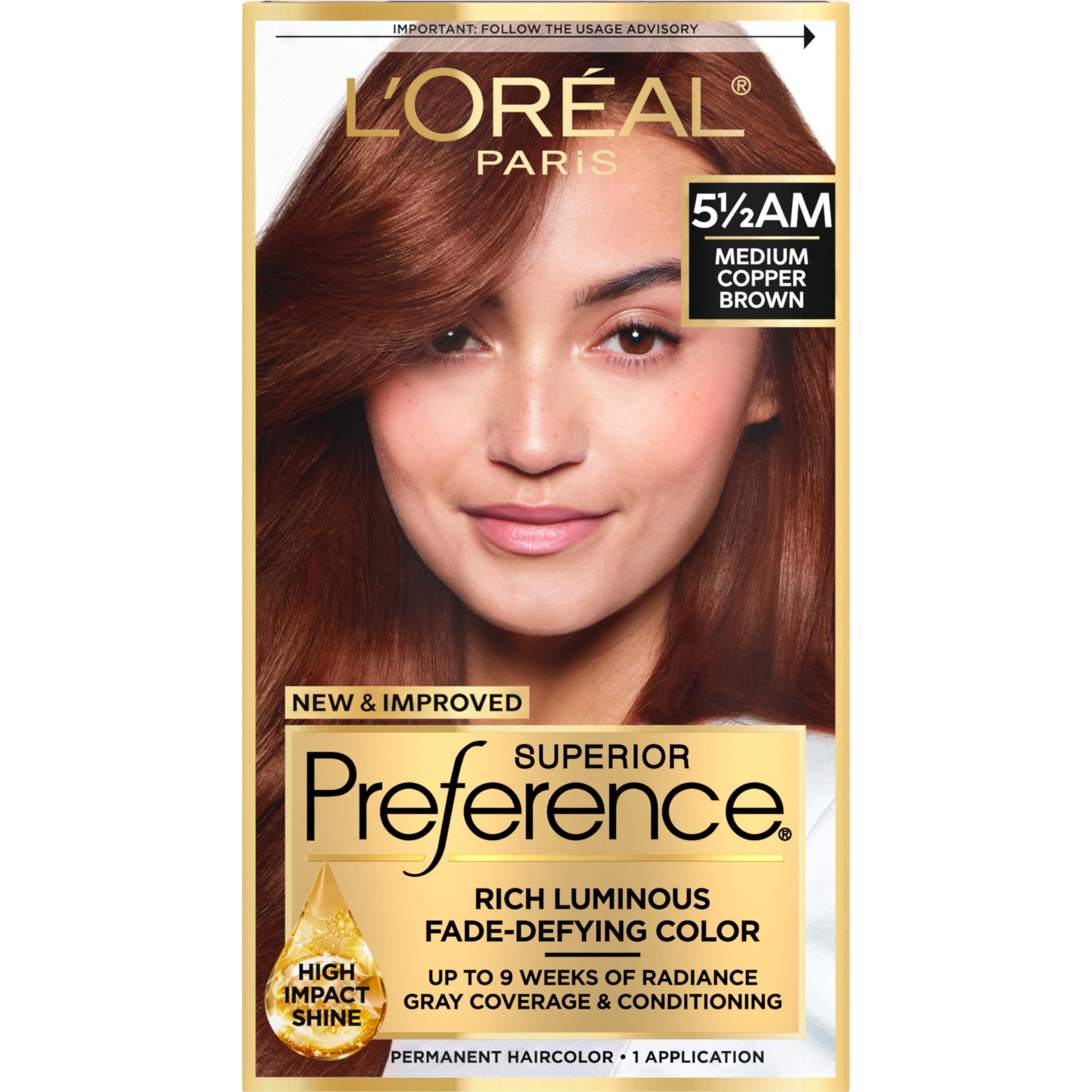 Tinte Para El Cabello L'oreal Paris Superior Preference 5.5 Am Marrón Medio - Venta Internacional.