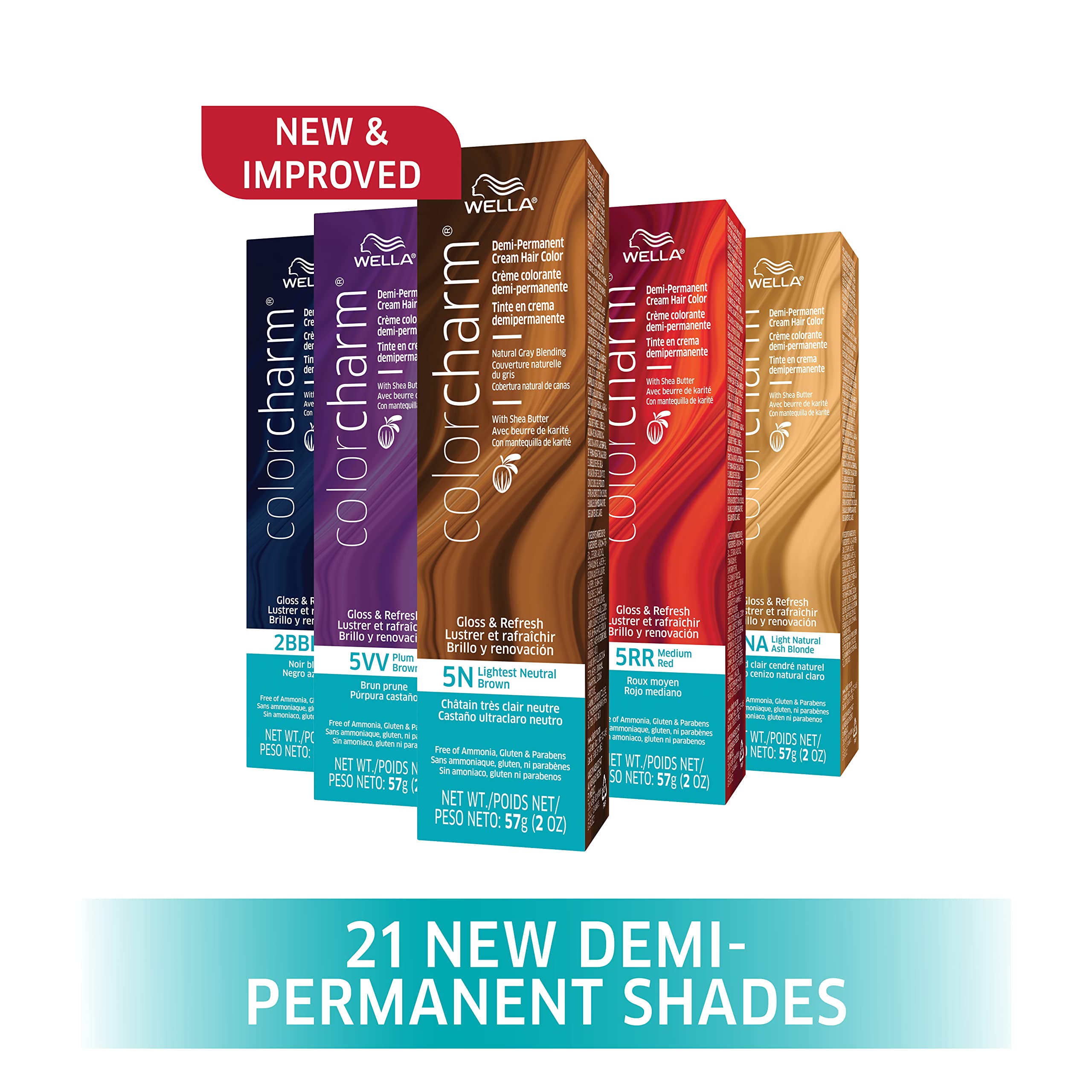 Foto 6 | Brillo De Pelo Wella Color Charm Demi Permanent 4n Castaño Claro - Venta Internacional.