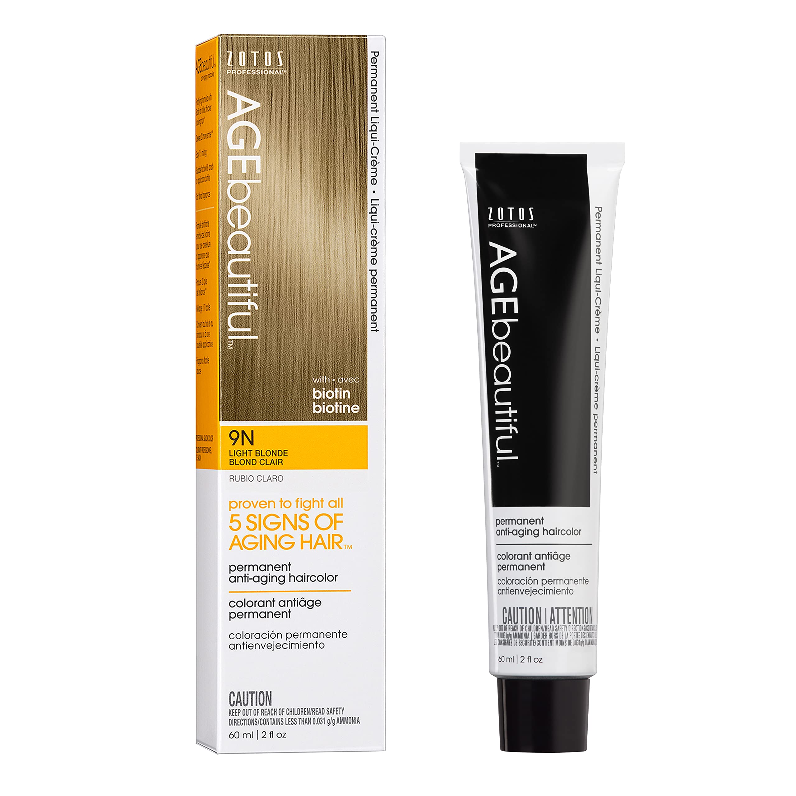Foto 2 pulgar | Tinte De Pelo Age Beautiful Liqui Creme 9n Rubio Claro 60 Ml - Venta Internacional.