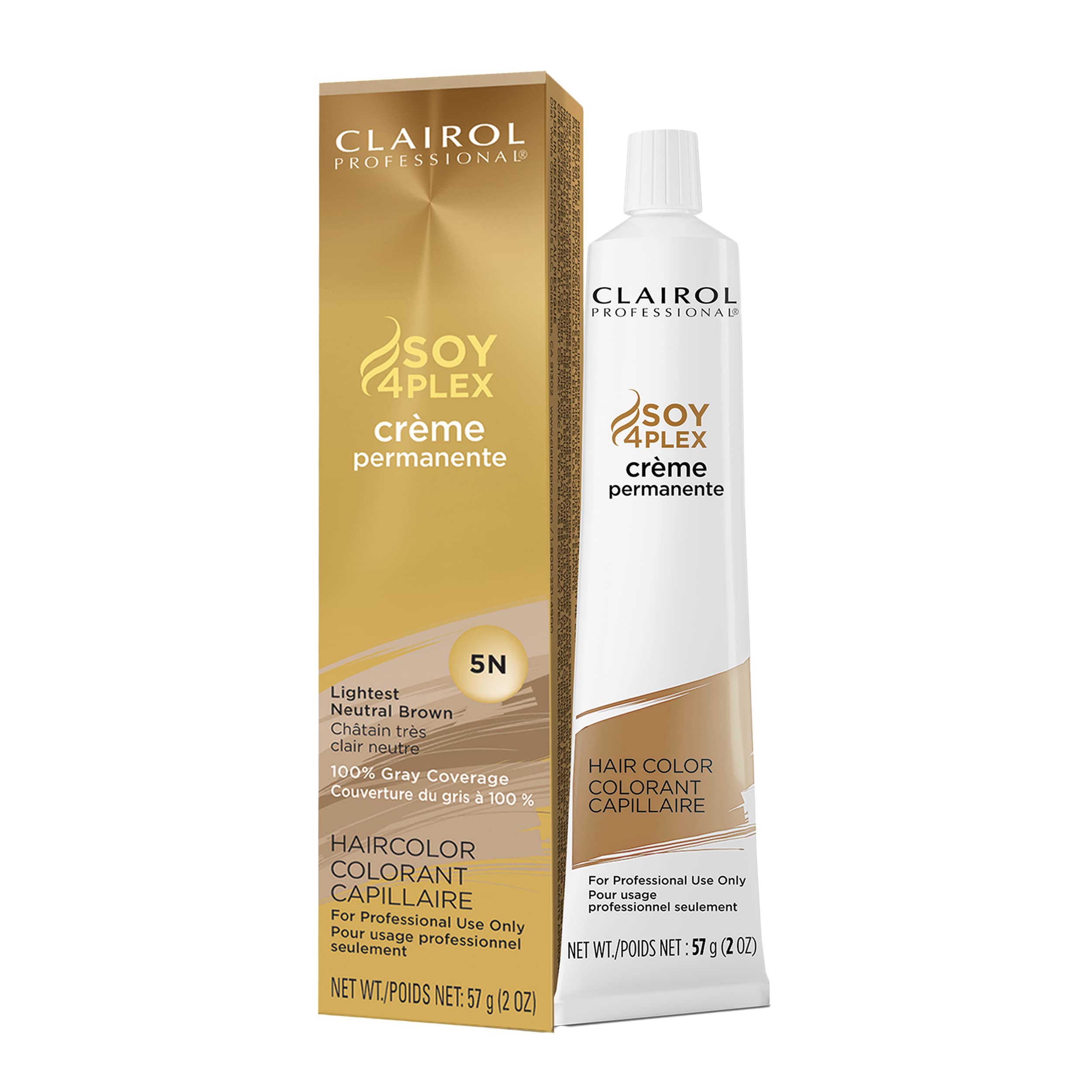 Foto 2 pulgar | Tinte Para El Cabello Clairol Professional Permanent 5n, Marrón Neutro Más Claro - Venta Internacional.