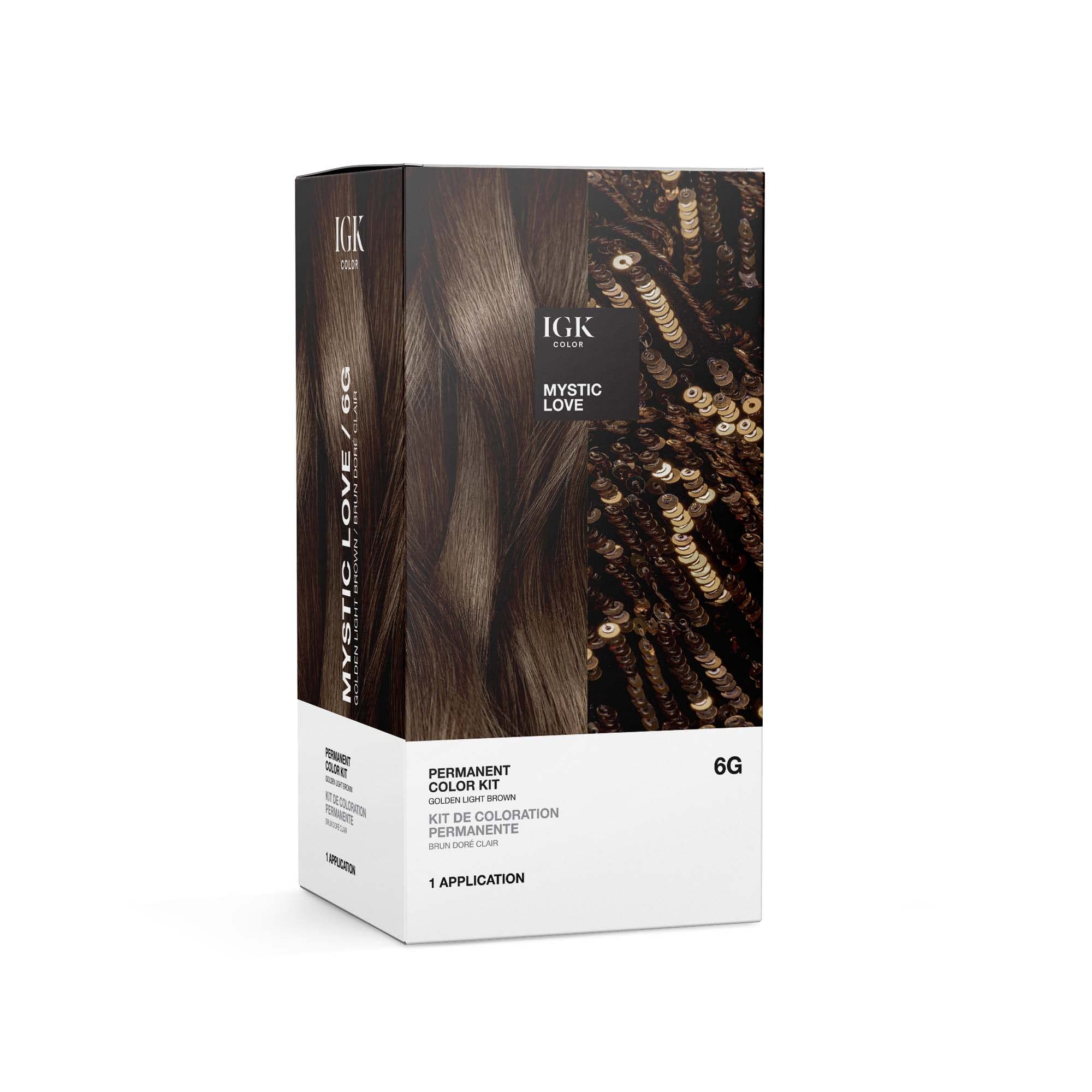 Kit De Coloración De Cabello Igk Mystic Love Golden Light Brown 6g 140ml - Venta Internacional.