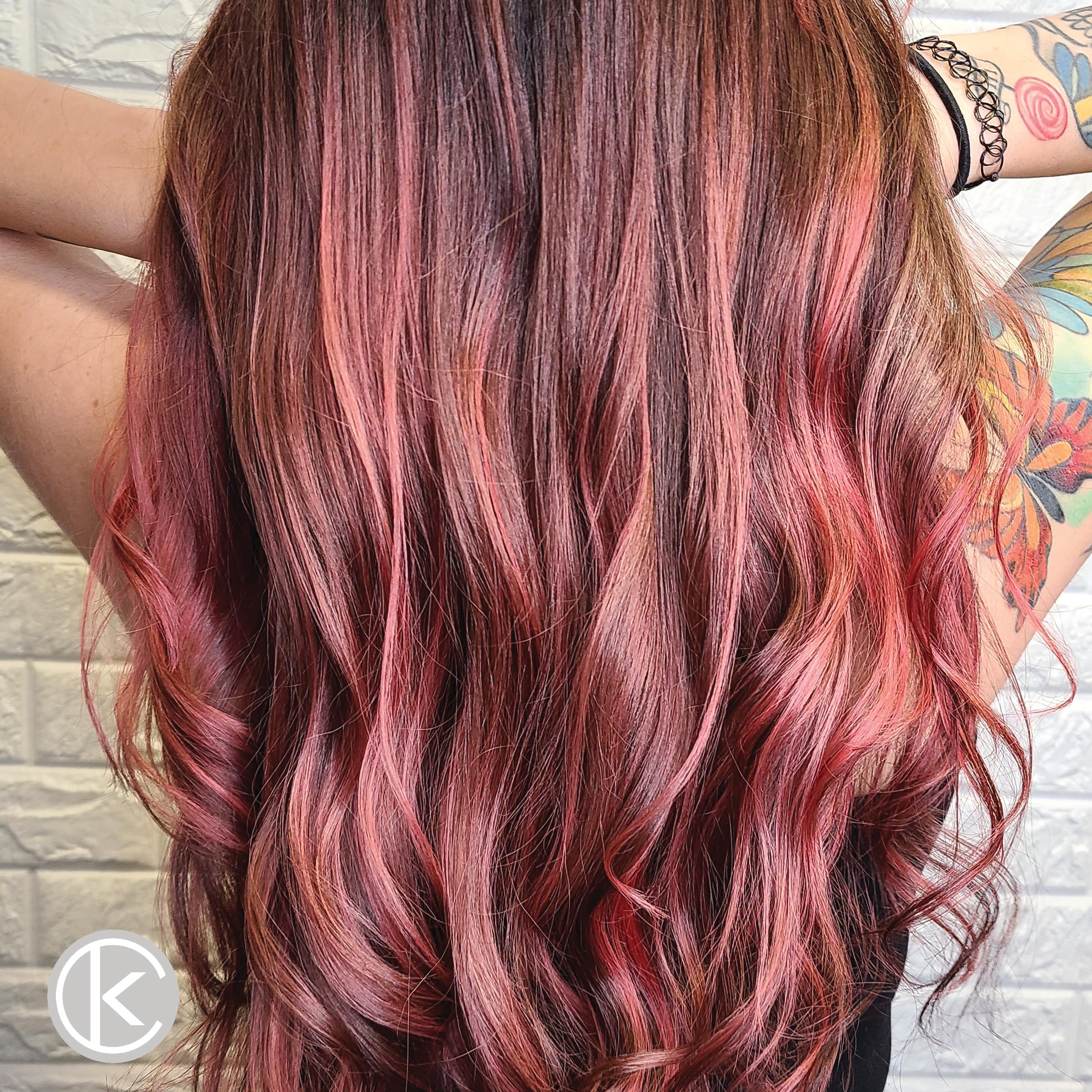 Foto 5 pulgar | Tinte Para El Cabello Keracolor Clenditioner Rose Gold Para Morenas 350 Ml - Venta Internacional.