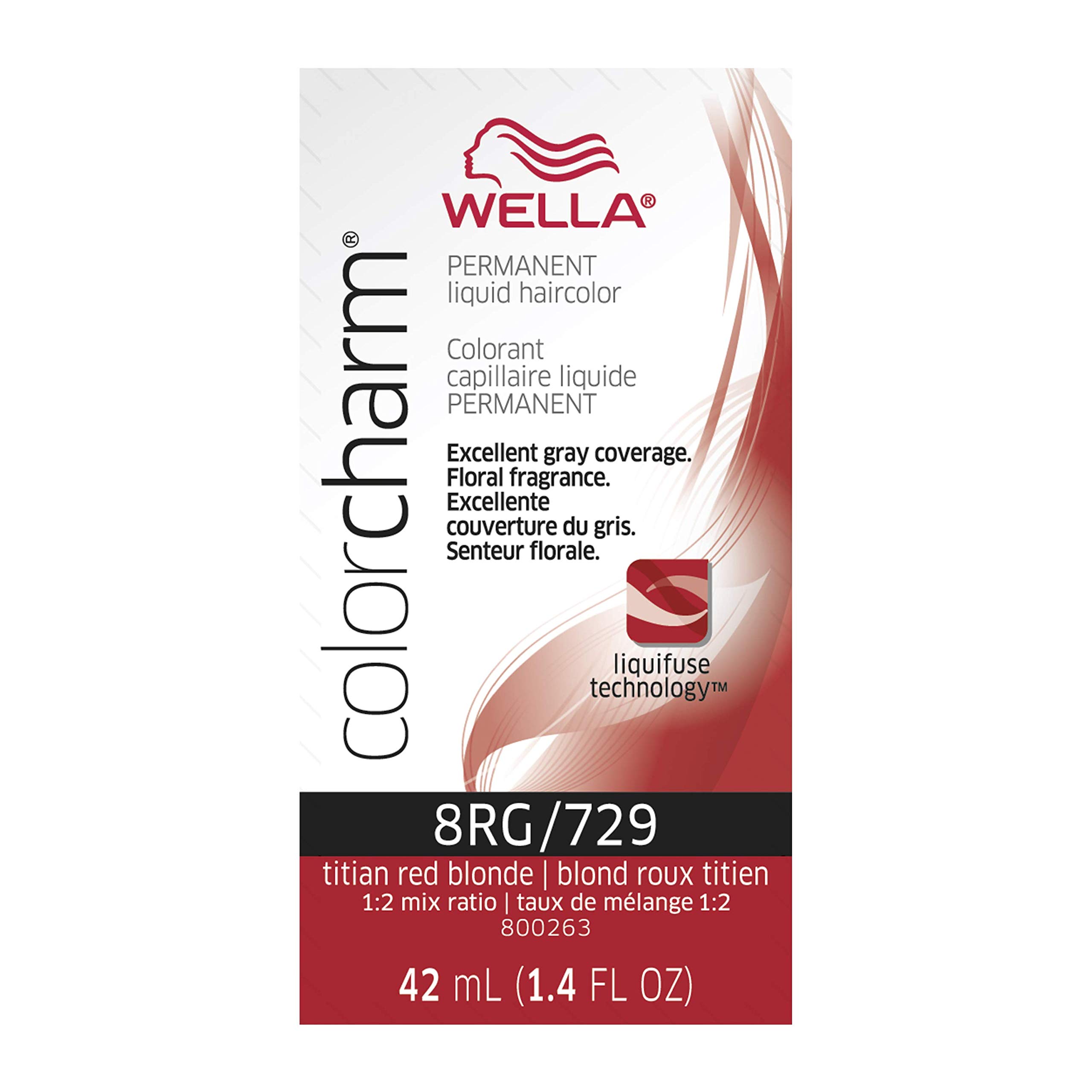 Tinte De Pelo Wella Color Charm Permanent 8rg Titan Red Blonde - Venta Internacional.