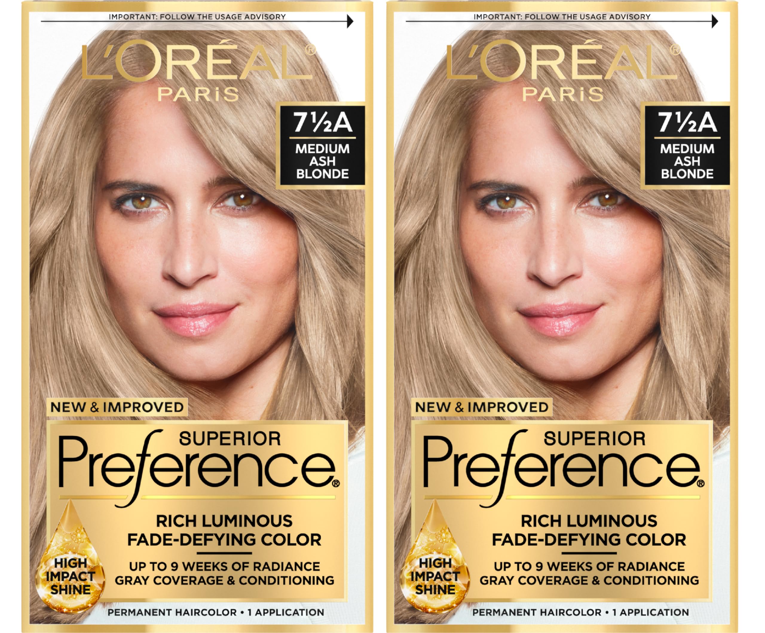 Tinte Para El Cabello L'oreal Paris Superior Preference 7.5 A Medium Ash - Venta Internacional.