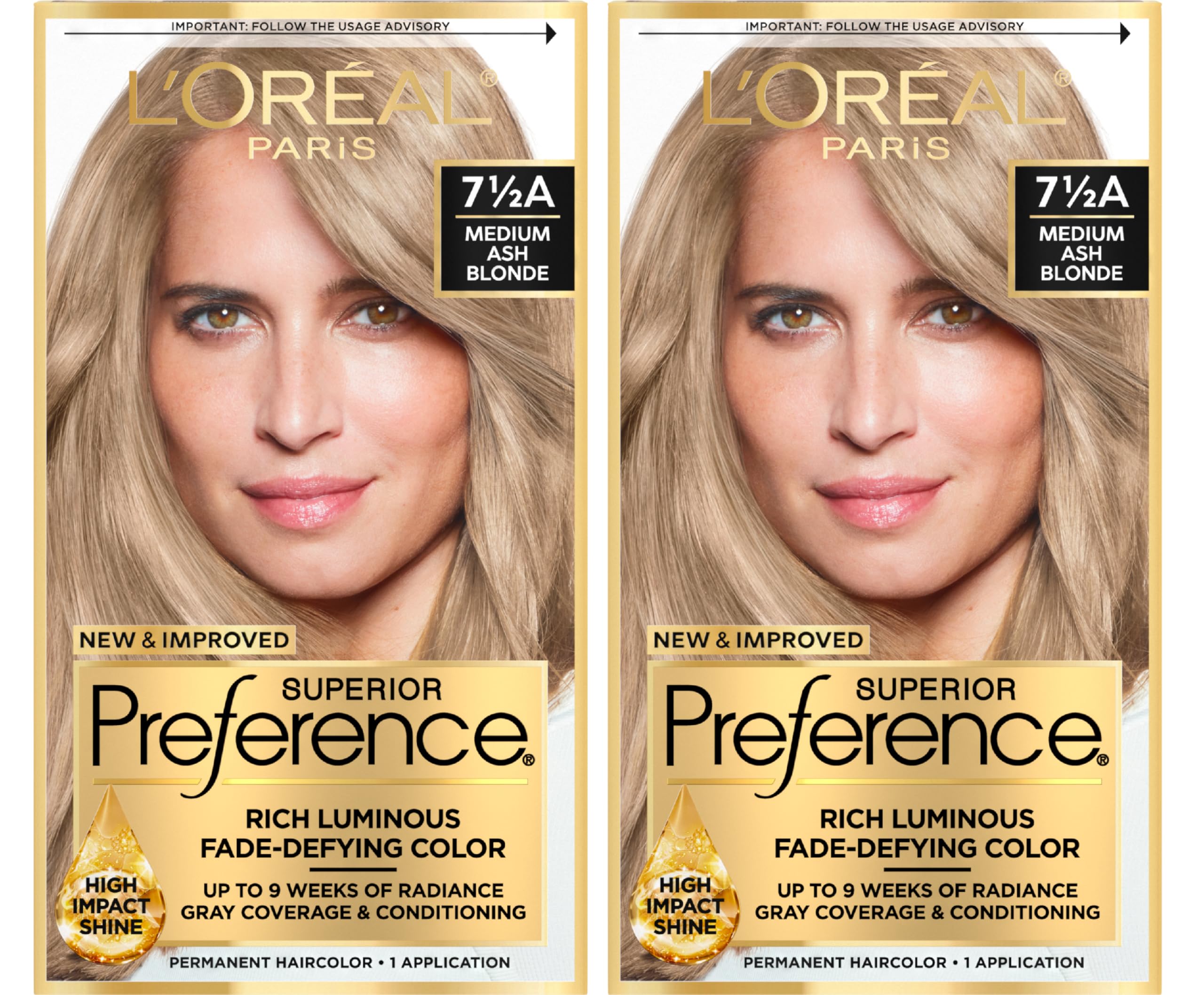 Foto 1 | Tinte Para El Cabello L'oreal Paris Superior Preference 7.5 A Medium Ash - Venta Internacional.