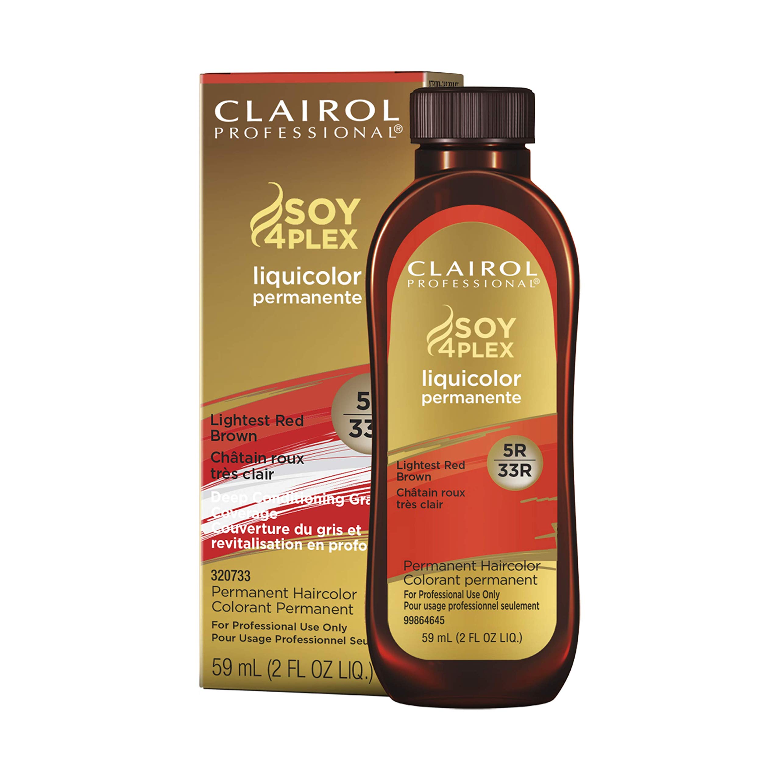 Tinte De Pelo Clairol Professional Liquicolor 5r Rojo Más Claro - Venta Internacional.