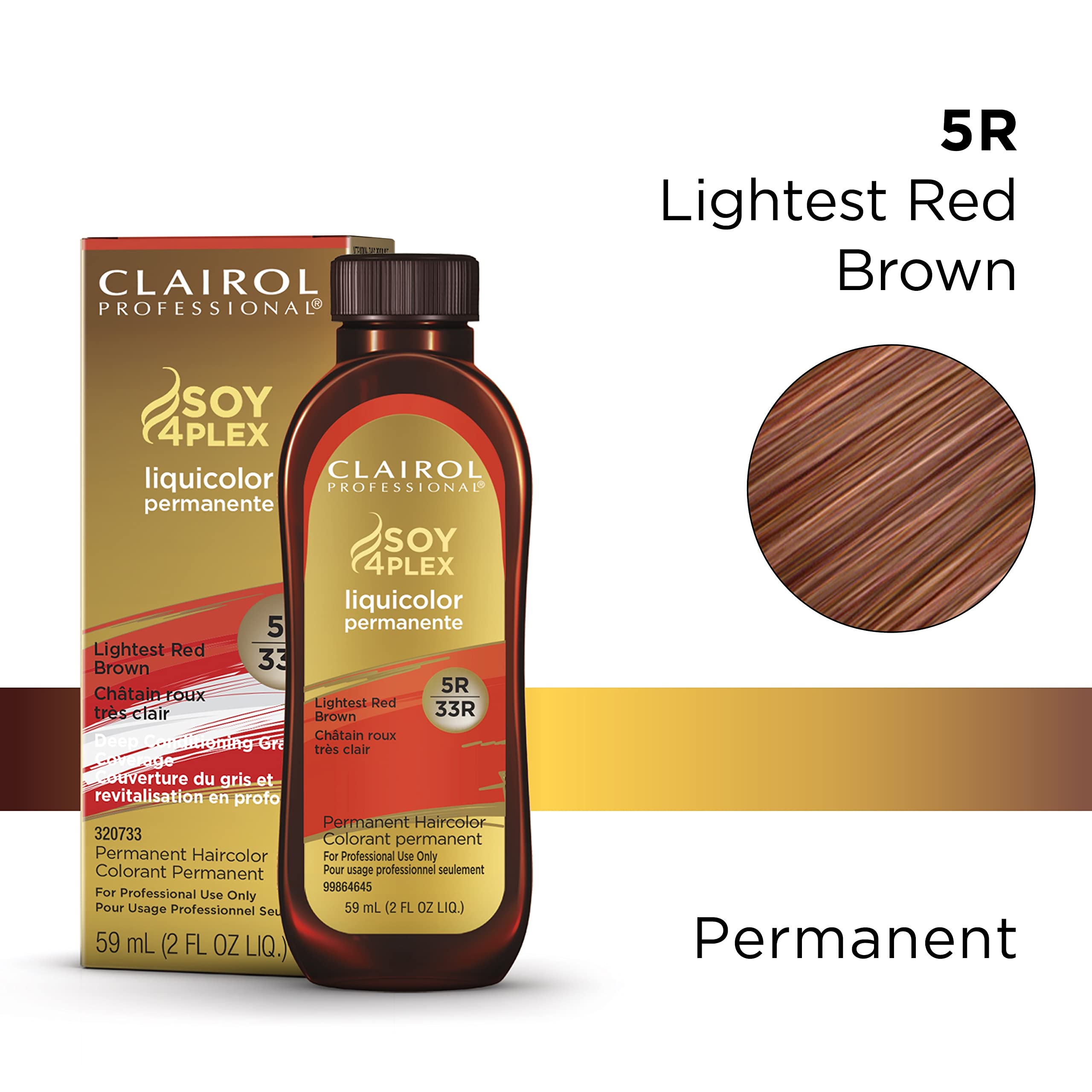 Foto 2 | Tinte De Pelo Clairol Professional Liquicolor 5r Rojo Más Claro - Venta Internacional.