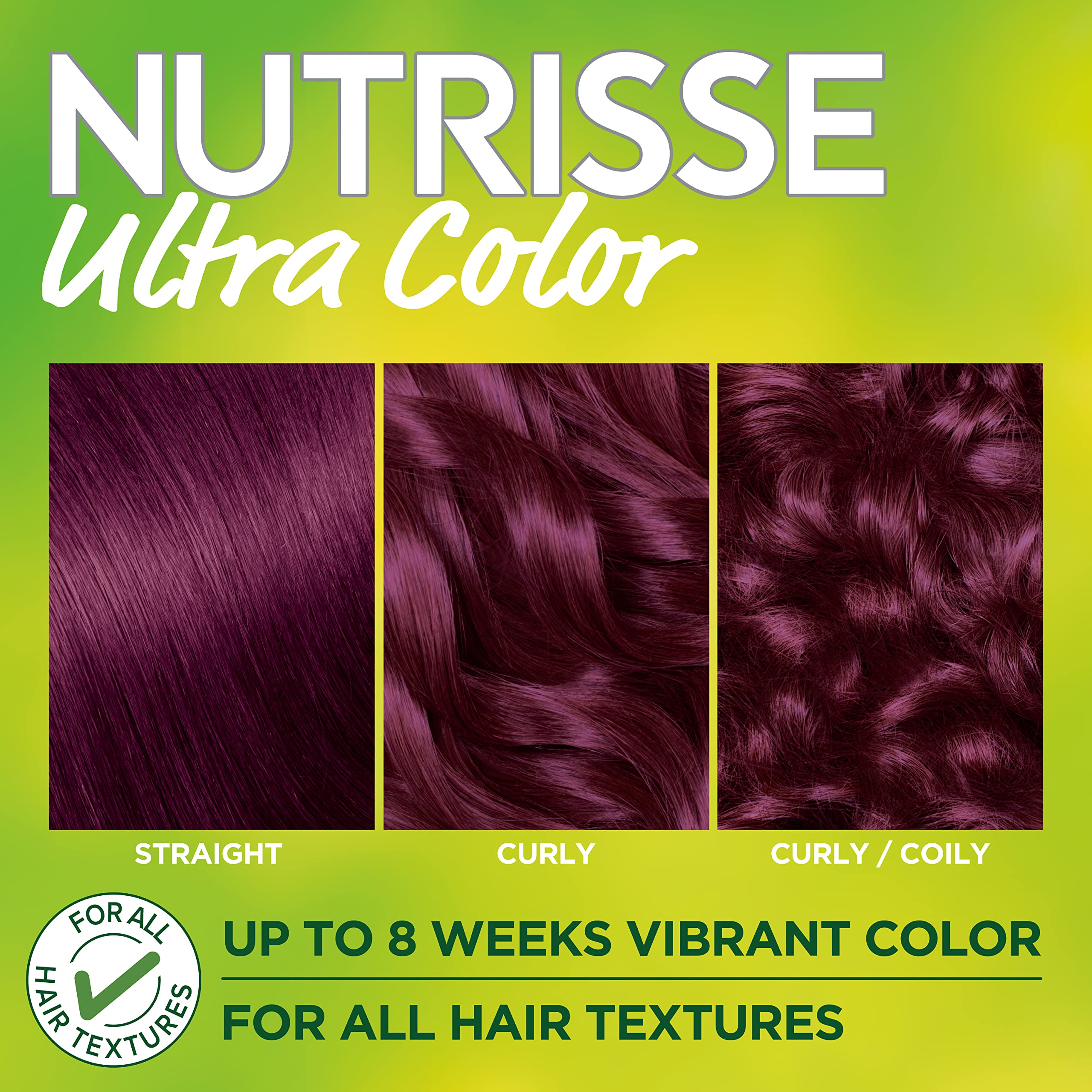 Foto 4 | Tinte Para El Cabello Garnier Nutrisse Ultra Color V2 Violeta Oscuro Intenso - Venta Internacional.