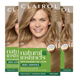Foto 1 | Tinte Para El Cabello Clairol Natural Instincts 8a Medium Cool Blonde X3 - Venta Internacional.