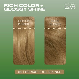 Foto 4 | Tinte Para El Cabello Clairol Natural Instincts 8a Medium Cool Blonde X3 - Venta Internacional.