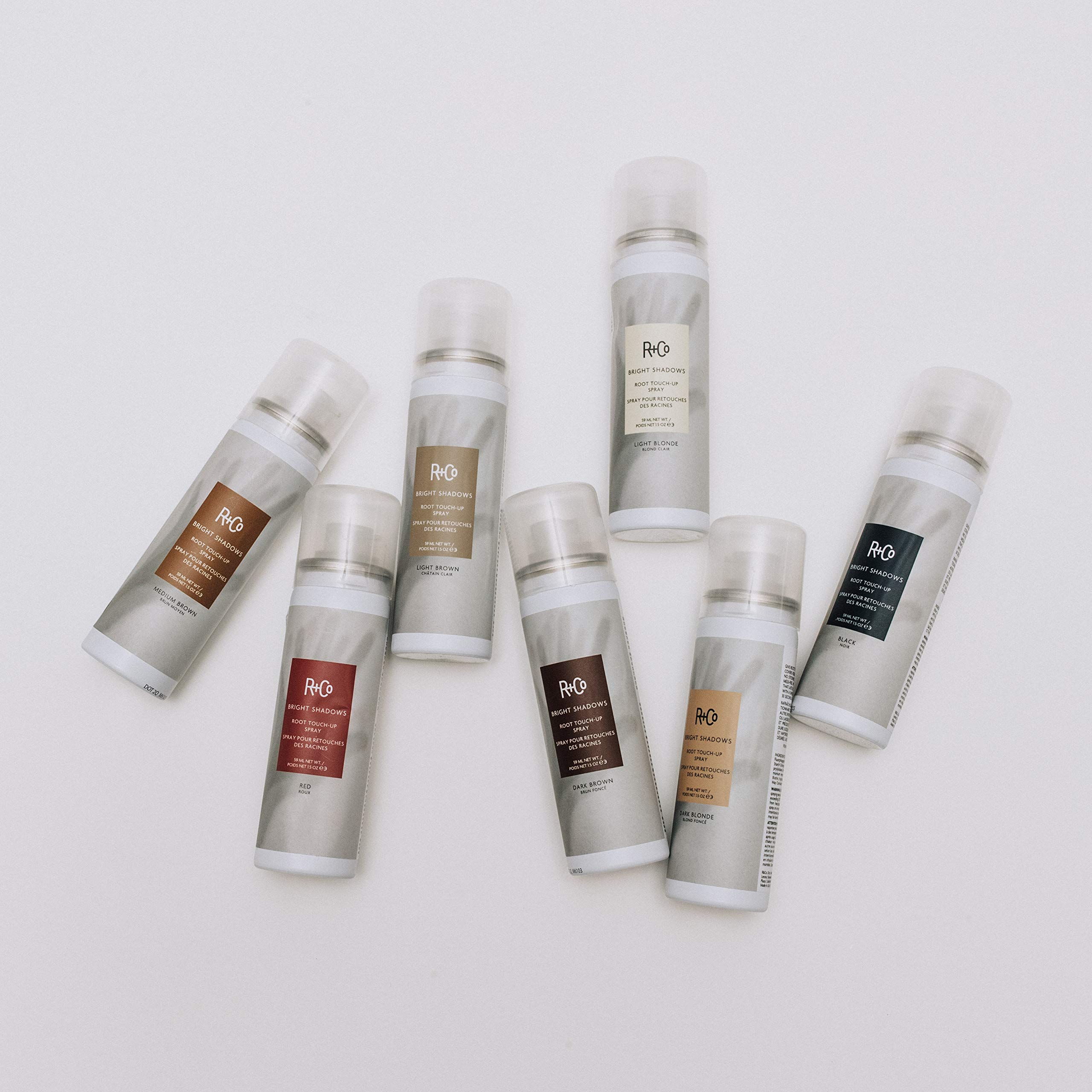Foto 5 pulgar | Spray De Retoque Root R+co Bright Shadows, Marrón Oscuro, 45 Ml - Venta Internacional.