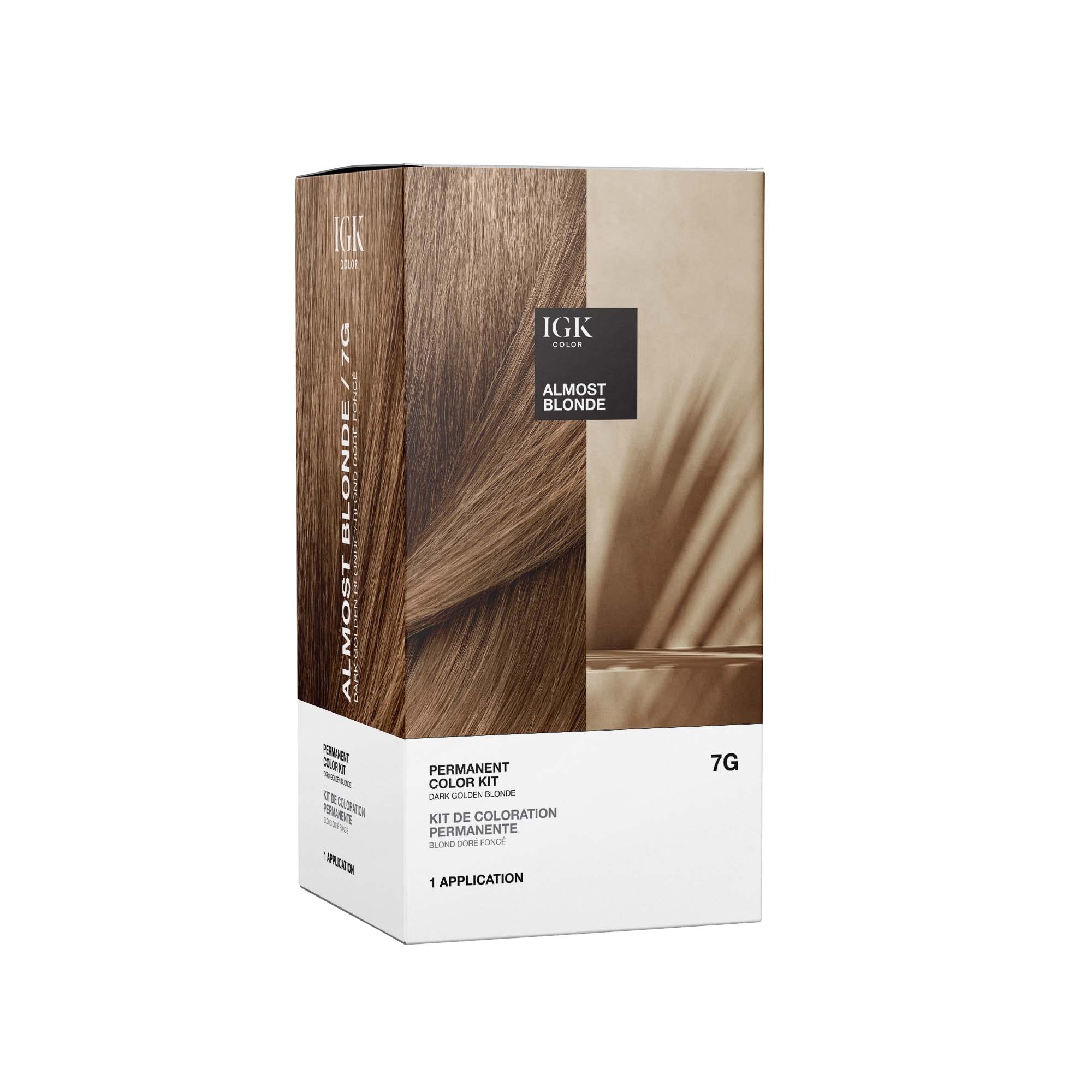 Foto 1 | Kit De Coloración De Cabello Igk Almost Blonde, Rubio Dorado Oscuro, 7 G, 140 Ml - Venta Internacional.