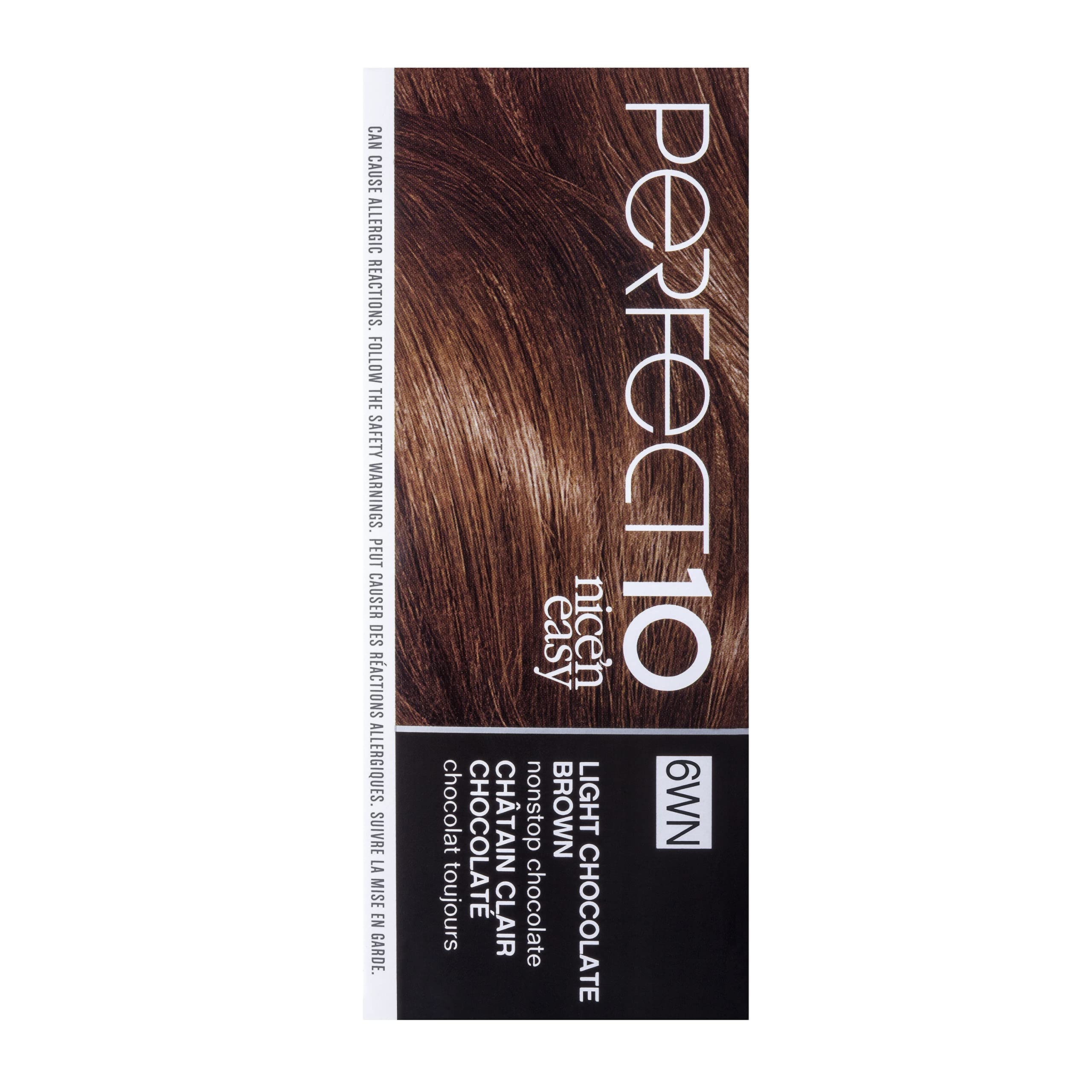 Foto 7 pulgar | Tinte Para El Cabello Clairol Nice'n Easy Perfect 10 6wn Light Chocolate - Venta Internacional.