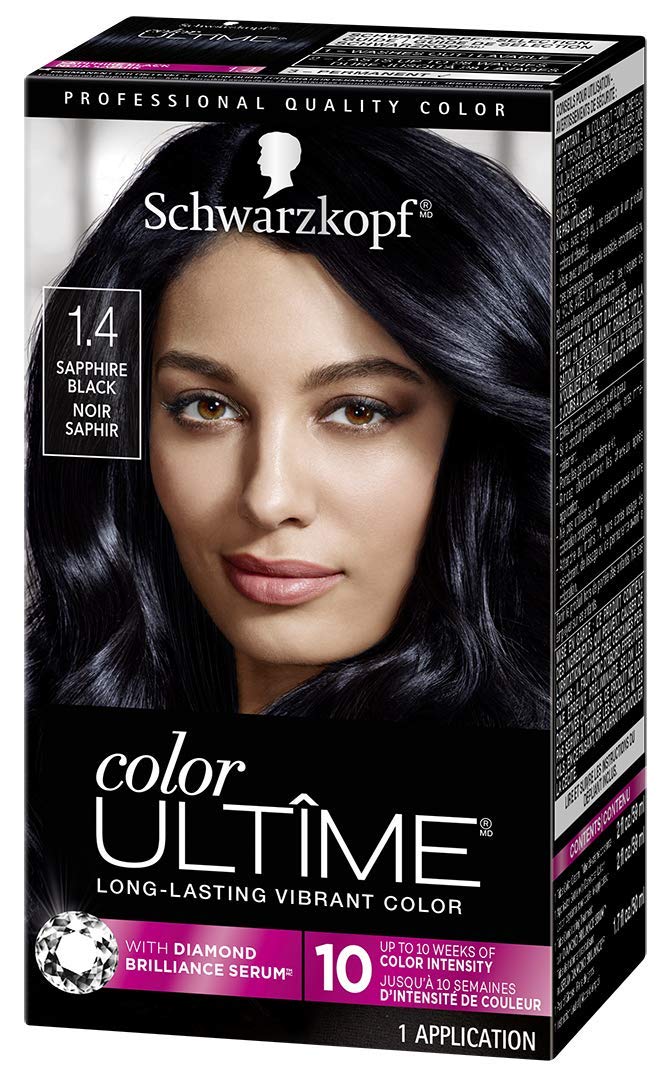 Foto 2 pulgar | Tinte Para El Cabello Schwarzkopf Color Ultime 1.4 Sapphire Black - Venta Internacional.