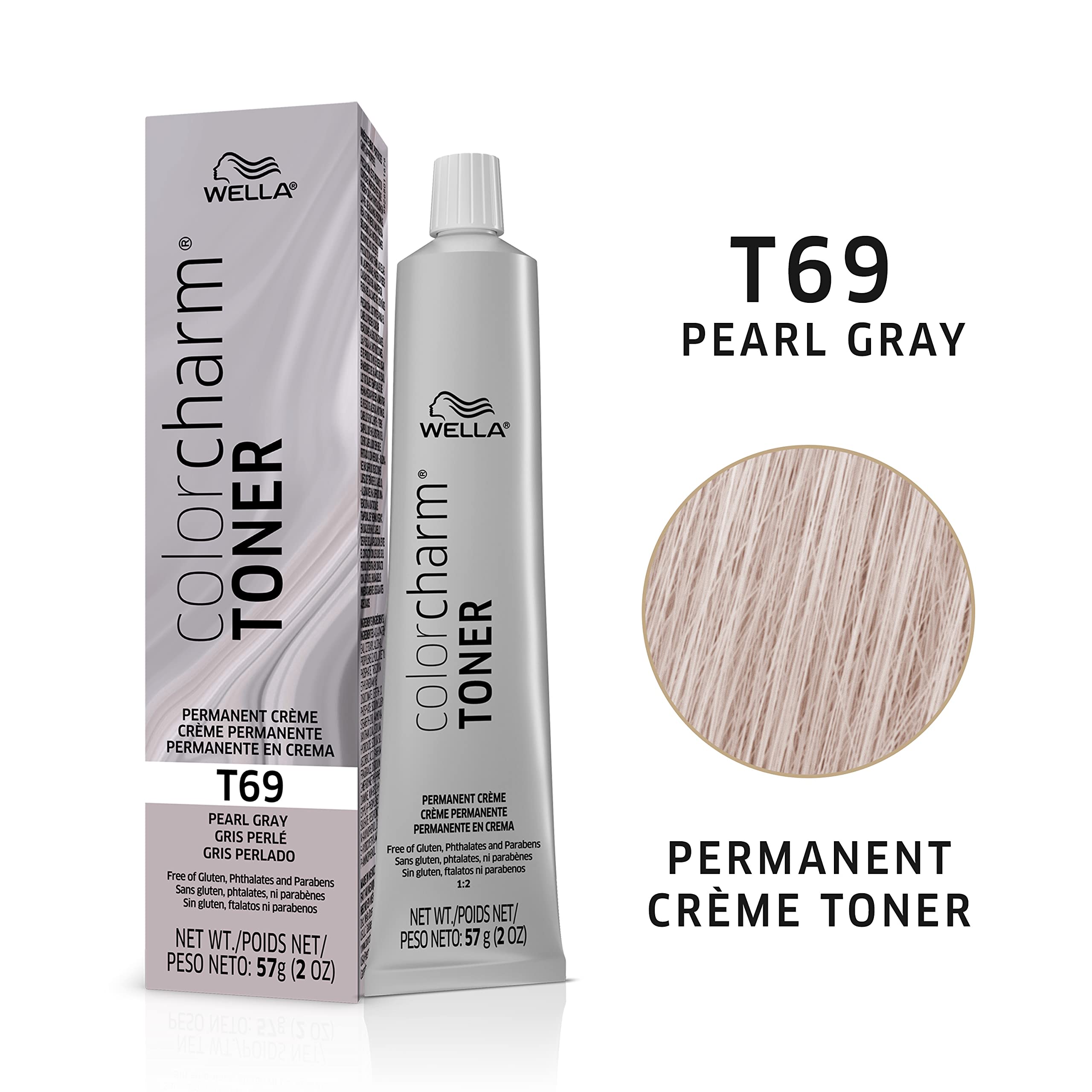 Foto 3 pulgar | Tónico Para El Cabello Wella Color Charm T69 Pearl Grey 60 Ml - Venta Internacional.