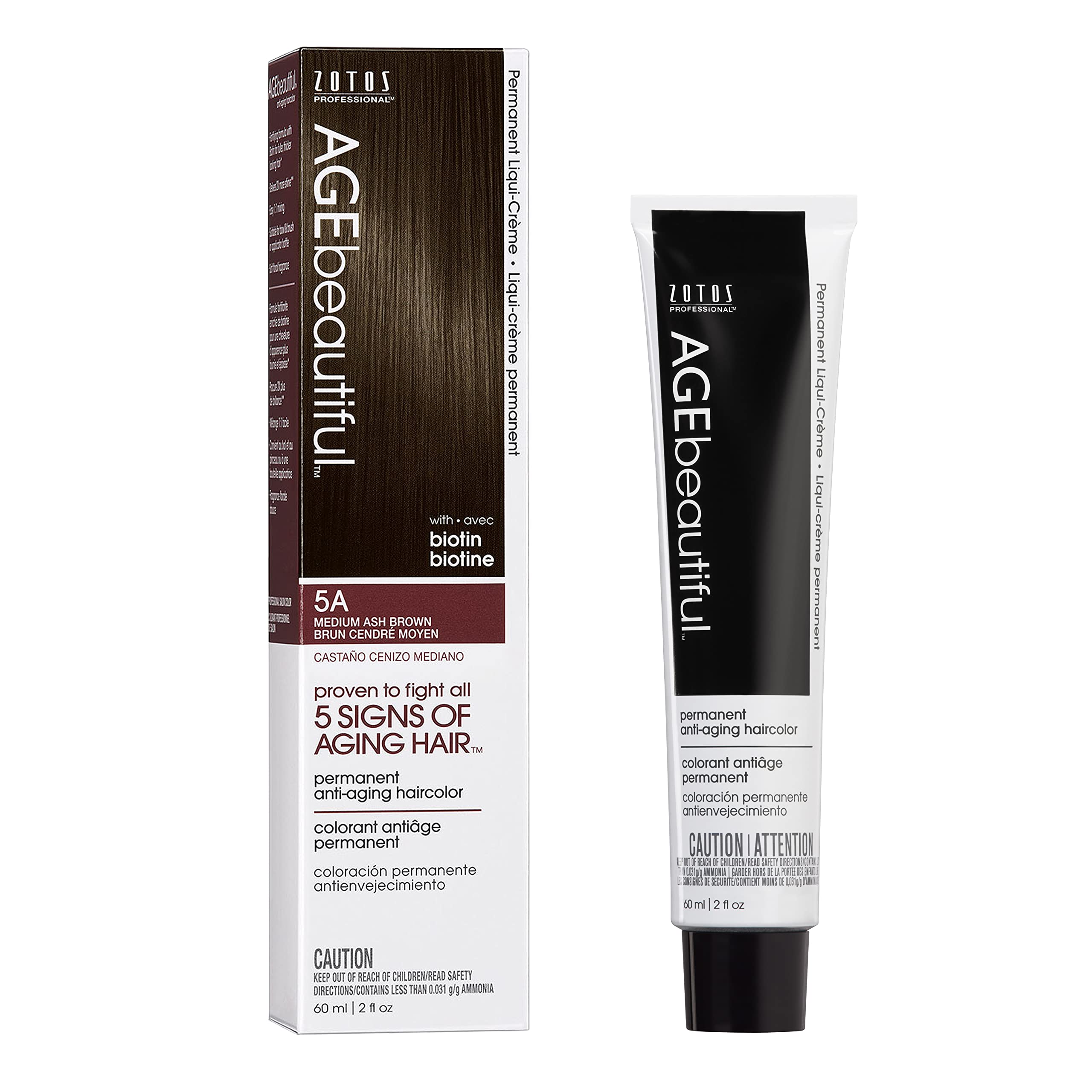 Foto 2 pulgar | Tinte De Pelo Age Beautiful Liqui Creme 5a Medium Ash Brown - Venta Internacional.