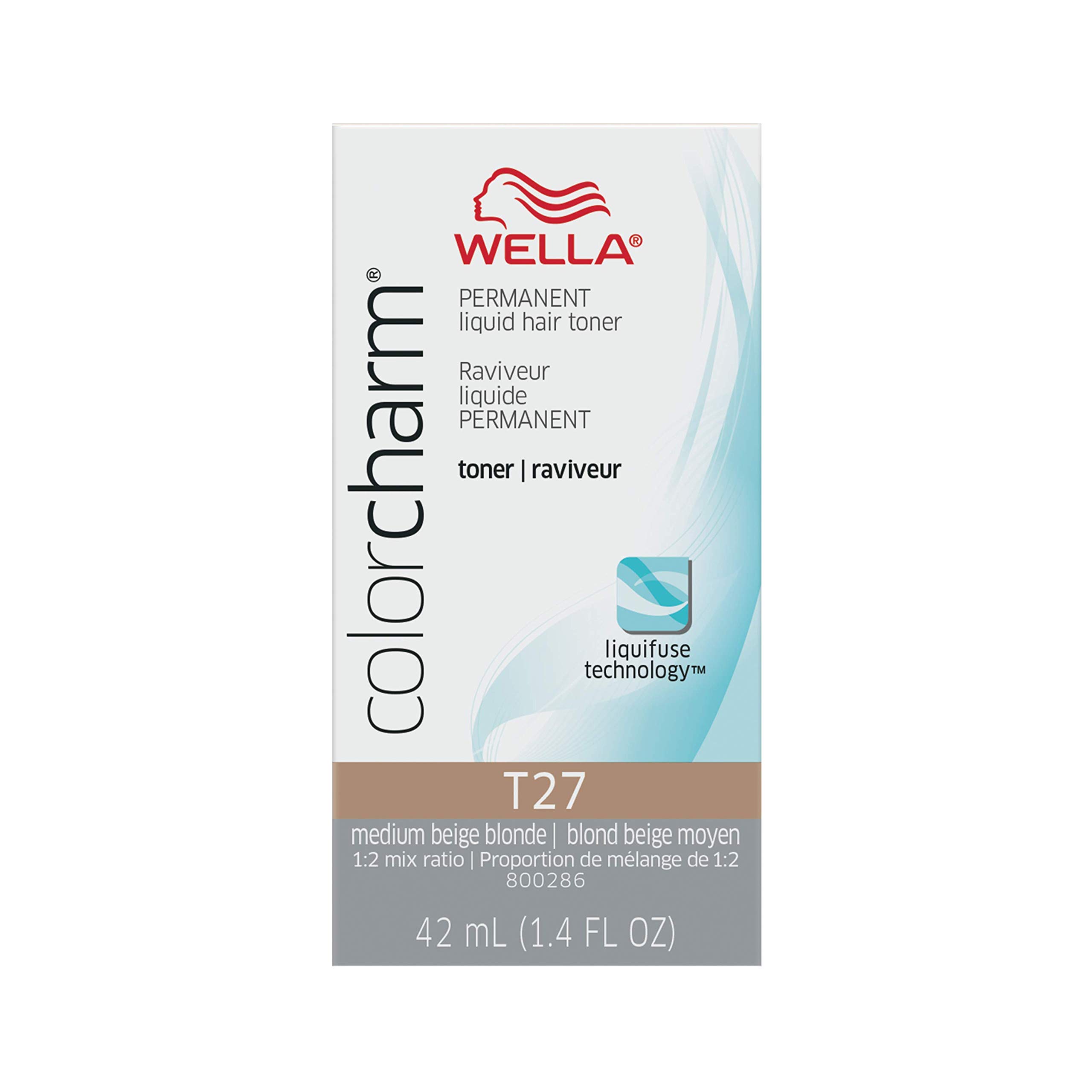 Tónico Para El Cabello Wella Color Charm T27, Rubio Beige Medio, 40 Ml - Venta Internacional.