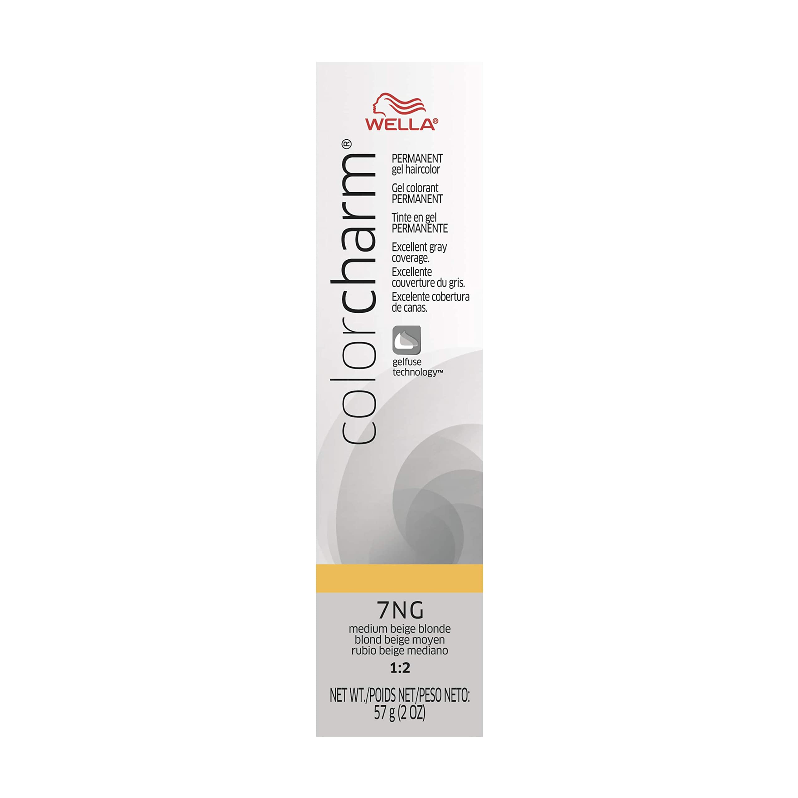 Foto 2 pulgar | Tinte De Pelo Wella Colorcharm Permanent Gel 7ng Medium Beige - Venta Internacional.