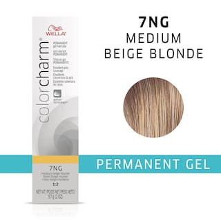 Foto 2 | Tinte De Pelo Wella Colorcharm Permanent Gel 7ng Medium Beige - Venta Internacional.