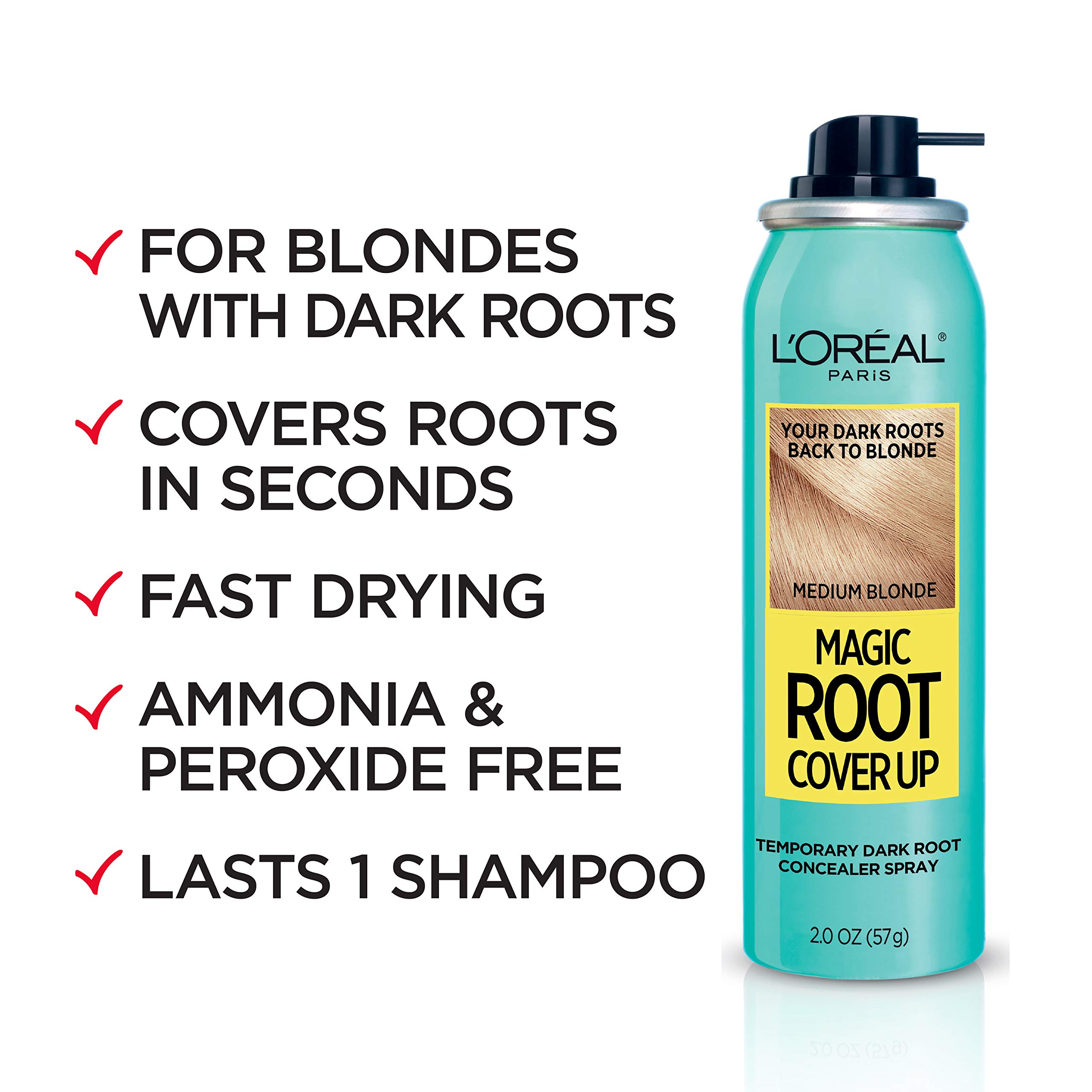 Foto 3 pulgar | Corrector En Aerosol L'oreal Paris Magic Root Cover Up Blonde 60 Ml - Venta Internacional.