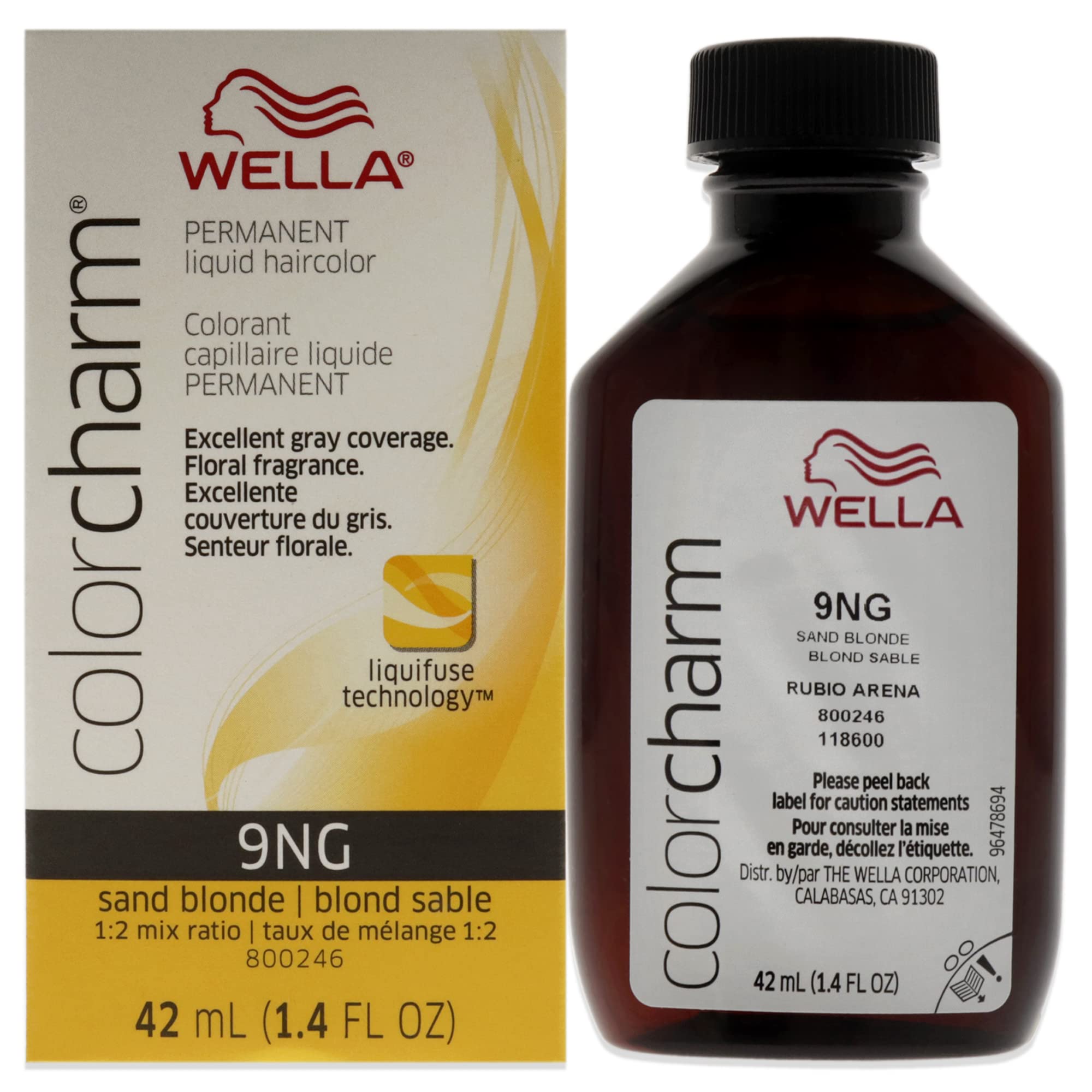 Tinte De Pelo Wella Color Charm Permanent 9ng Sand Blonde - Venta Internacional.